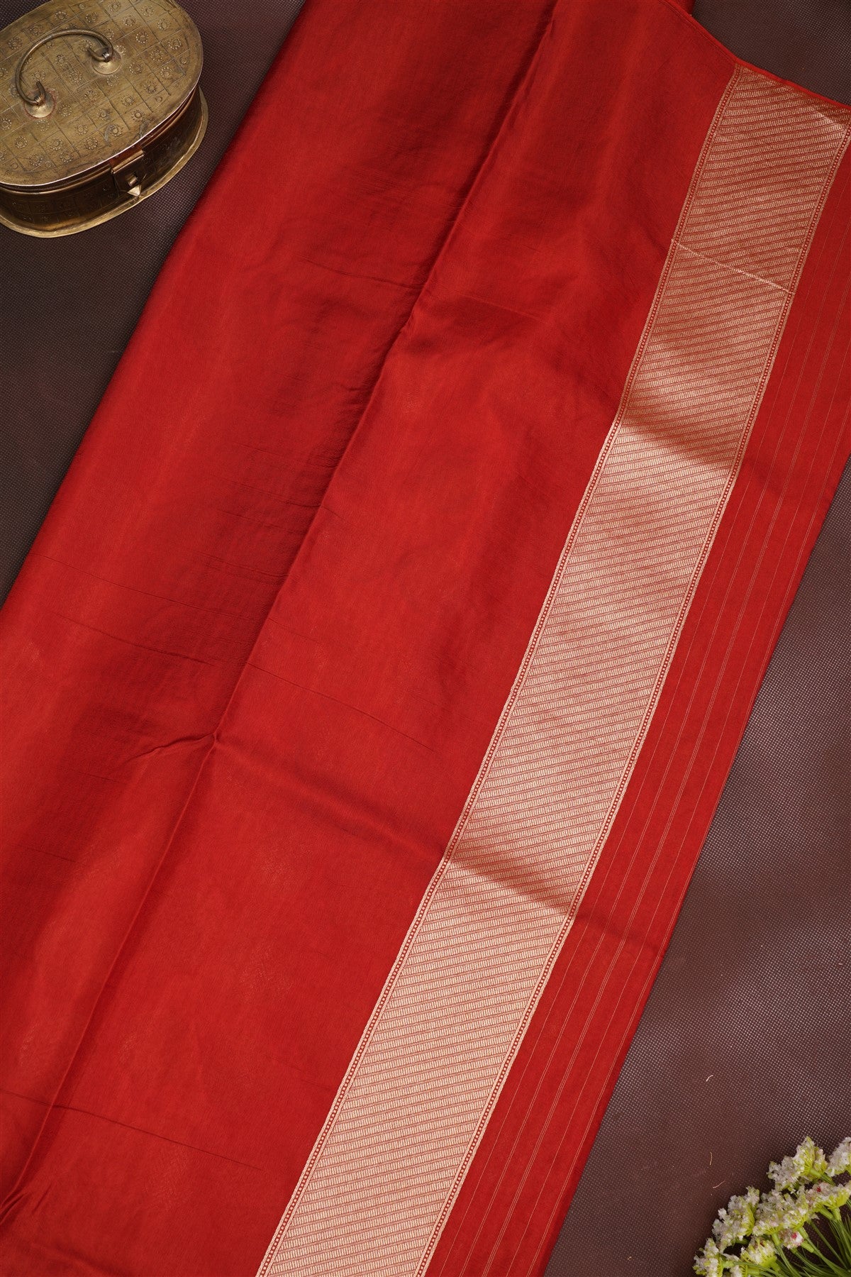 Banarasi Silk Dark Pink Saree