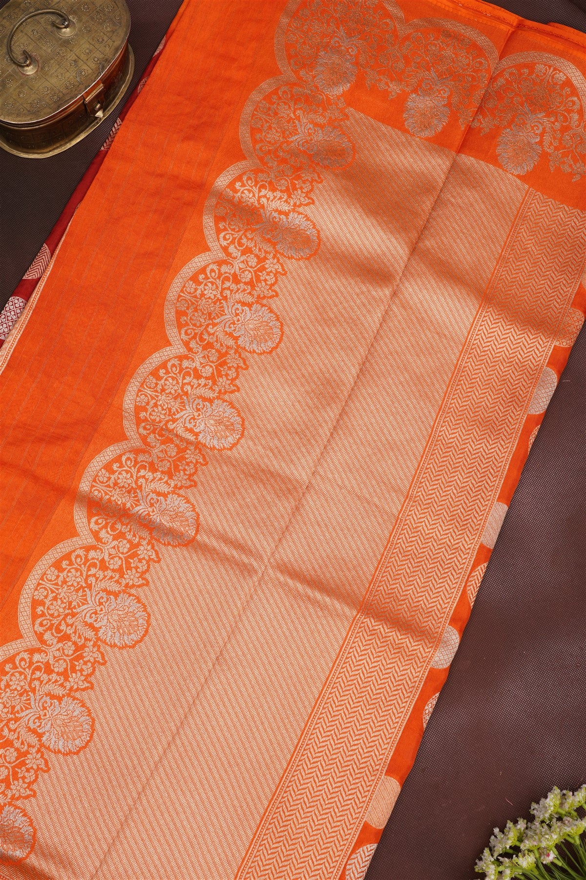 Banarasi Silk Maroon Saree