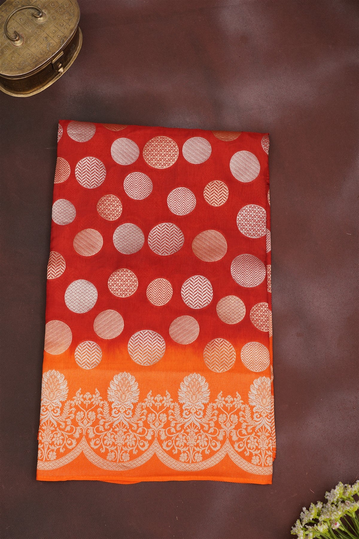 Banarasi Silk Maroon Saree
