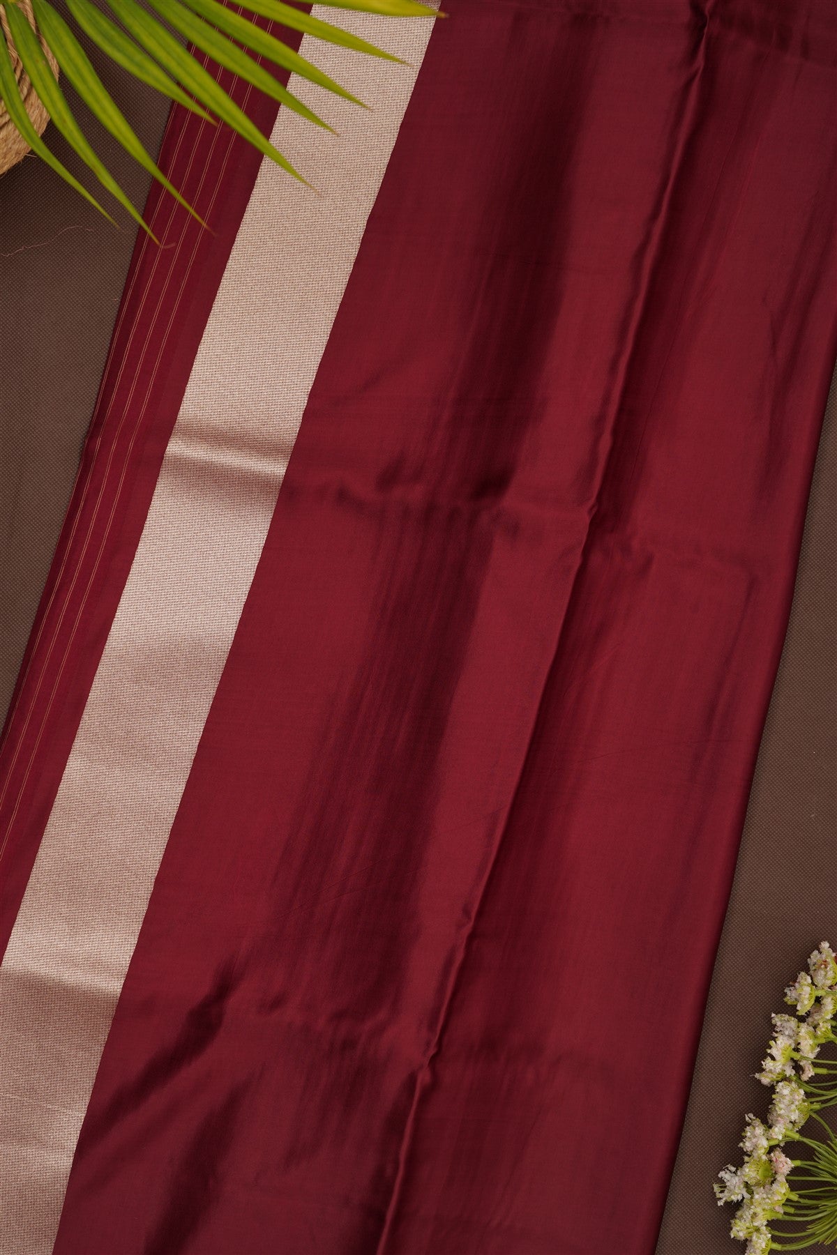 Banarasi Silk Dark Purple Saree