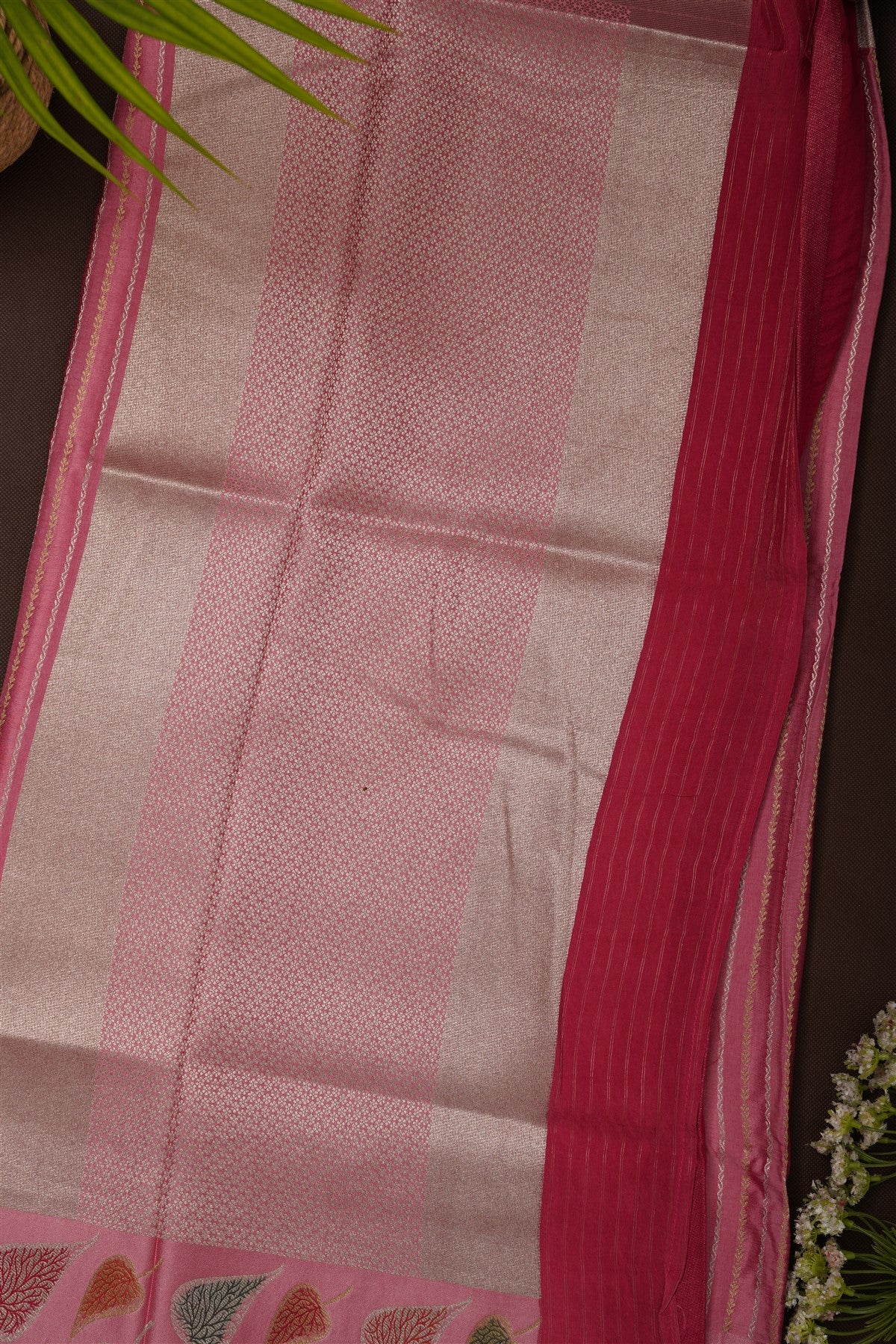 Banarasi Silk Light Pink Saree