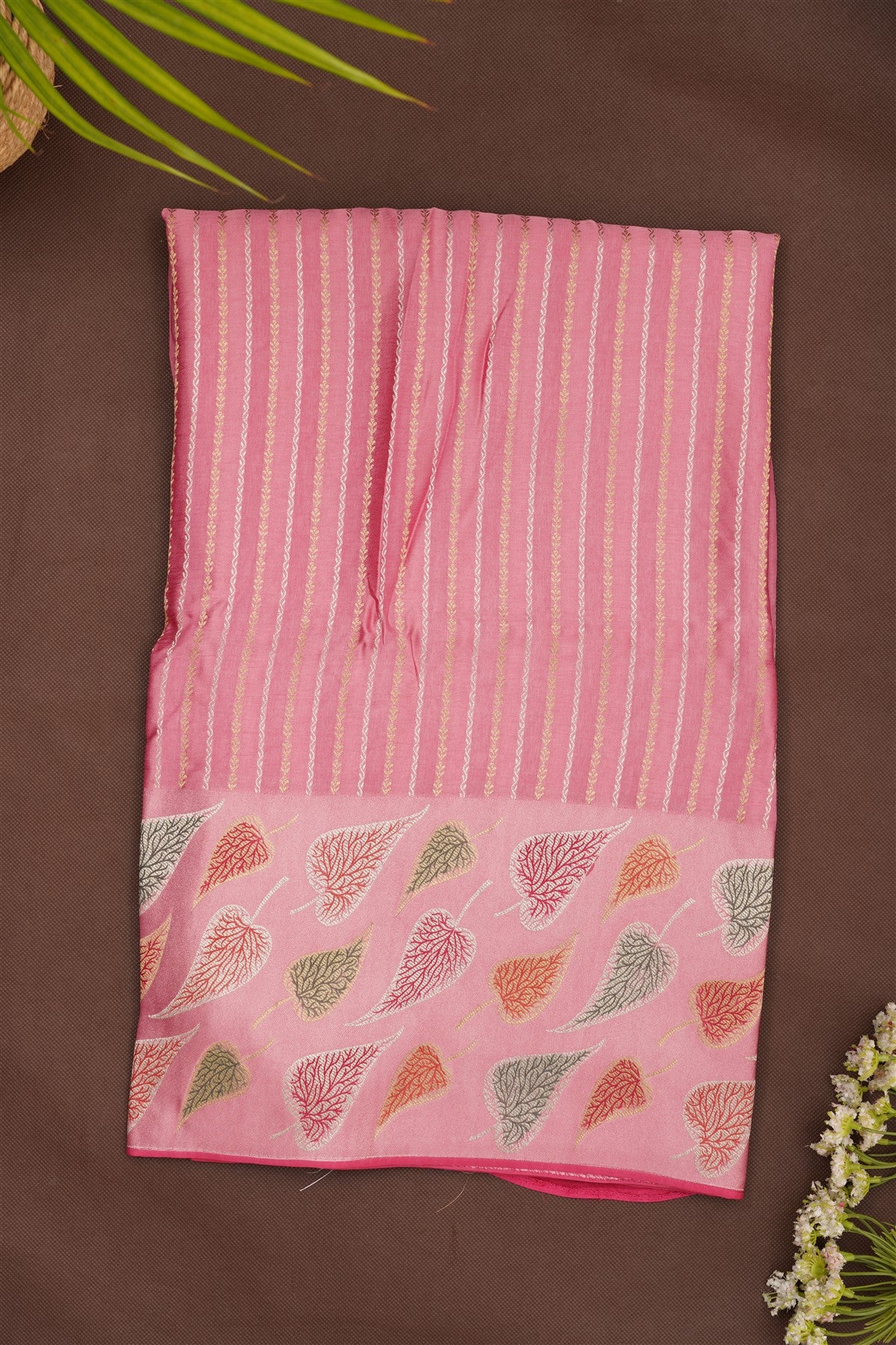 Banarasi Silk Light Pink Saree