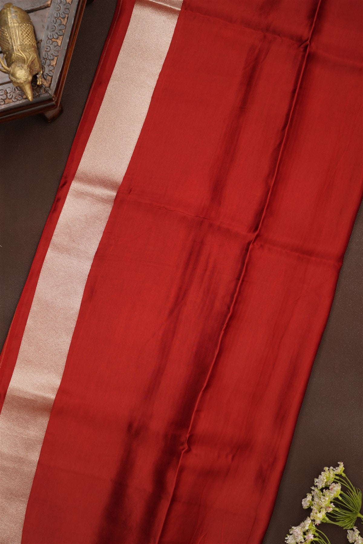 Banarasi Silk Maroon Saree
