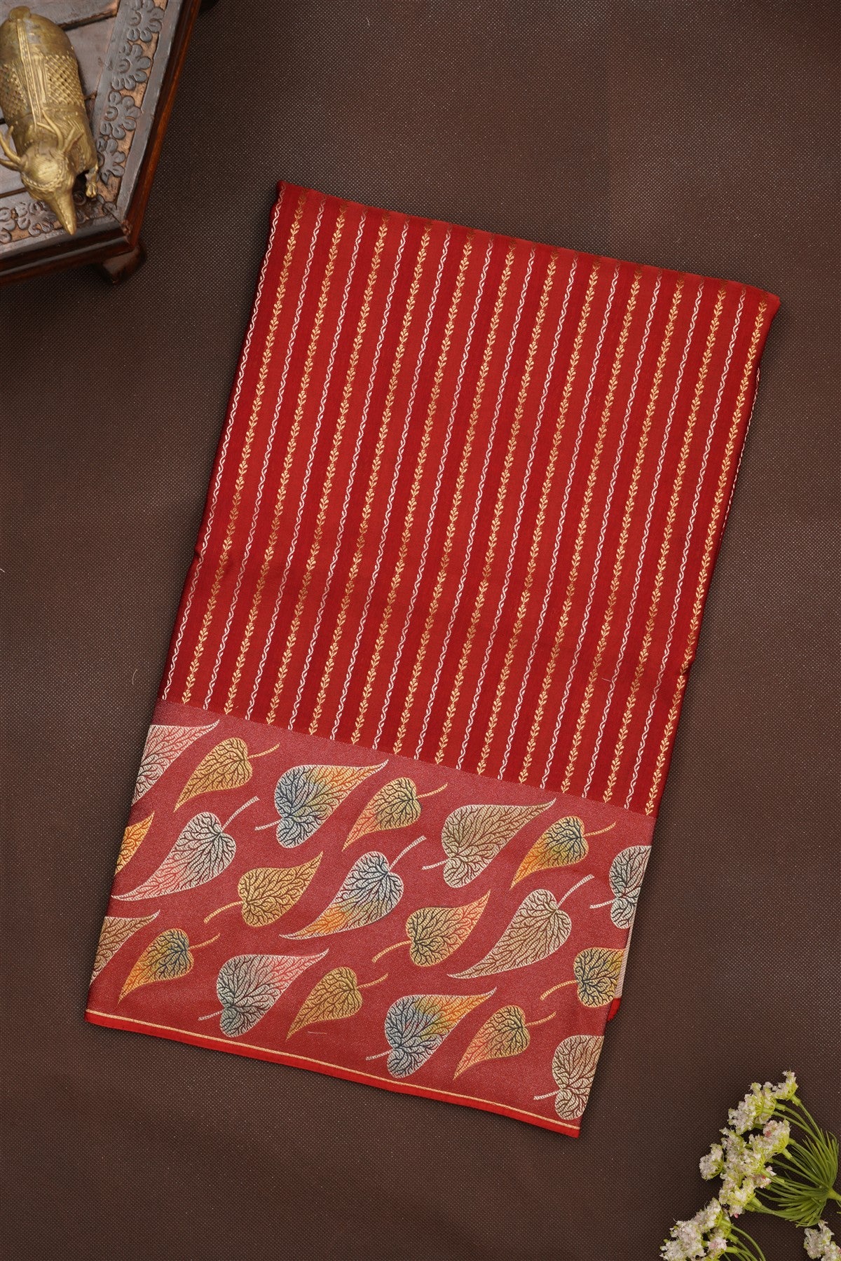 Banarasi Silk Maroon Saree