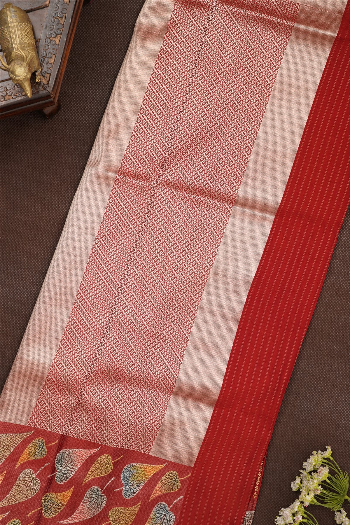 Banarasi Silk Maroon Saree