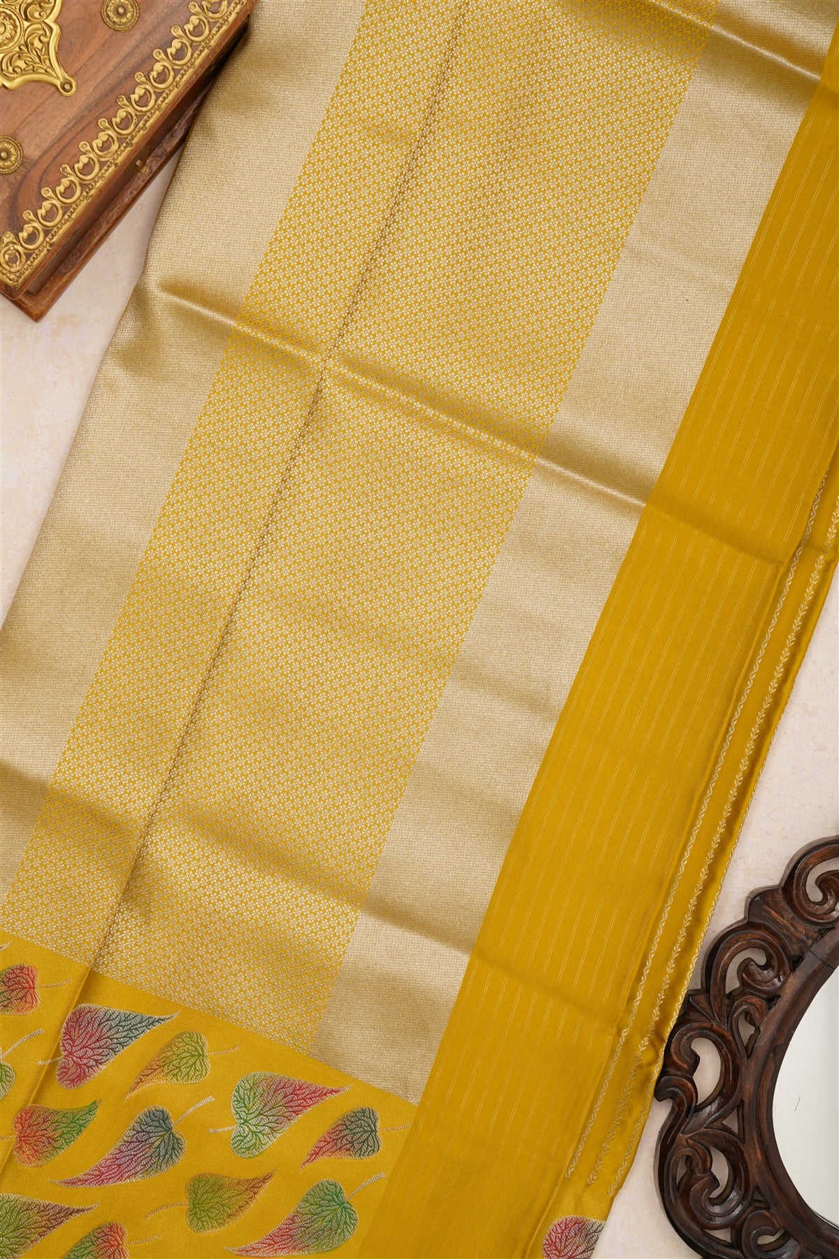 Banarasi Silk Mustard Saree