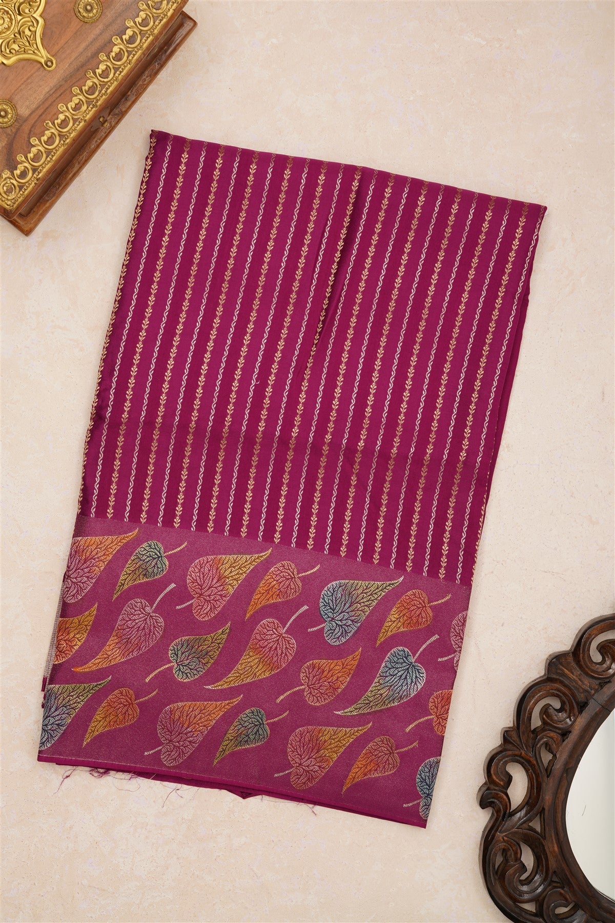Banarasi Silk Purple Saree