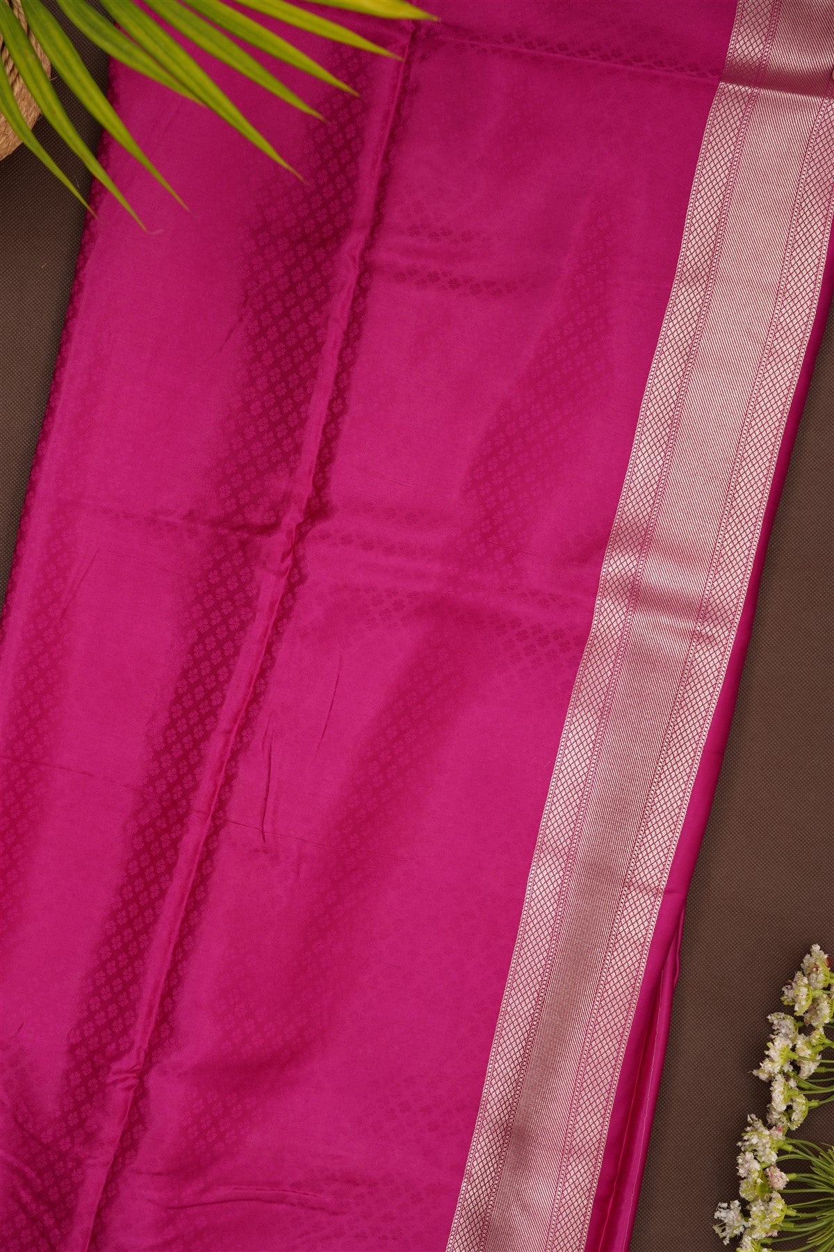 Banarasi Mashru Purple Saree