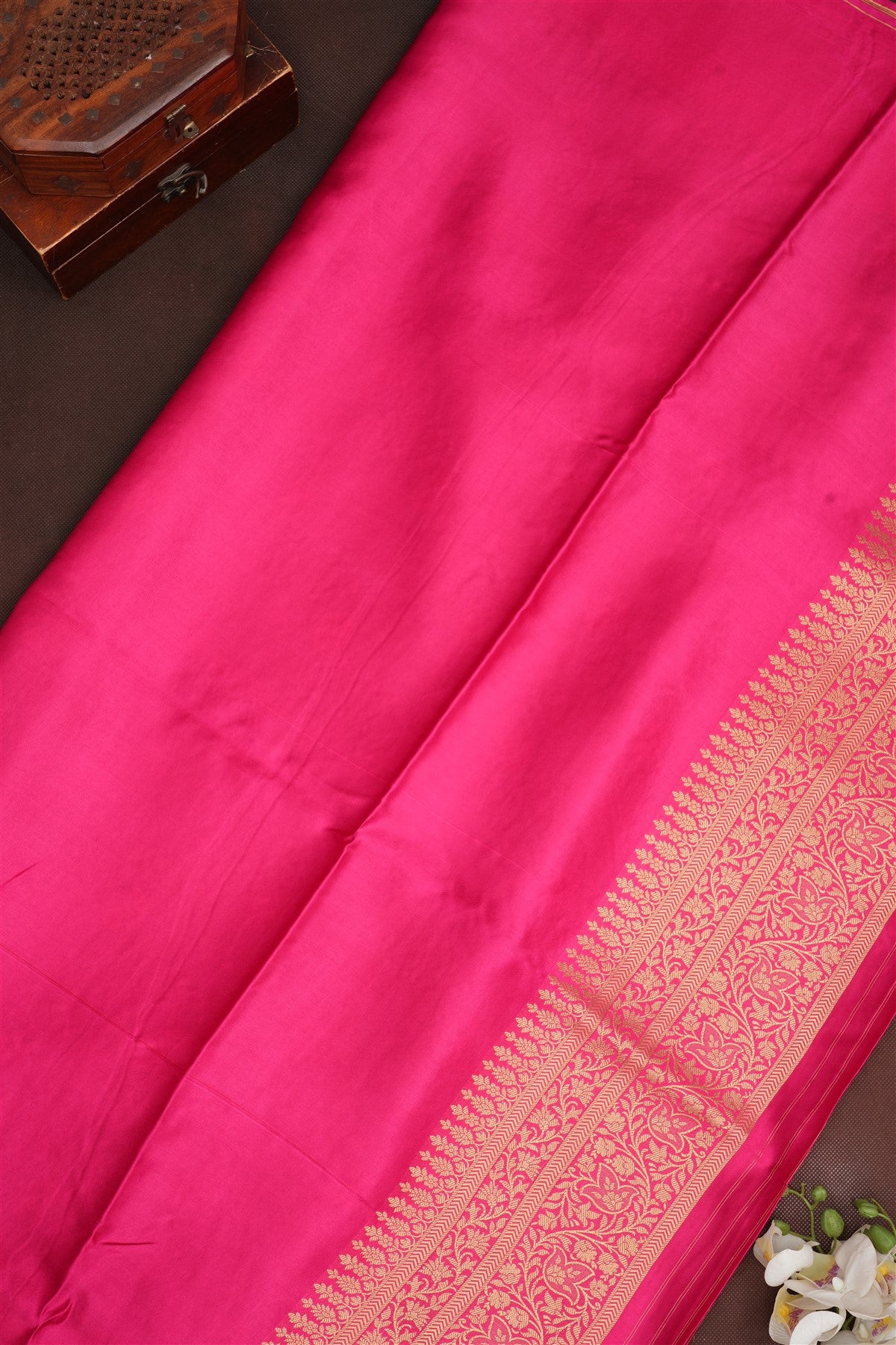 Banarasi Mashru Purple Saree