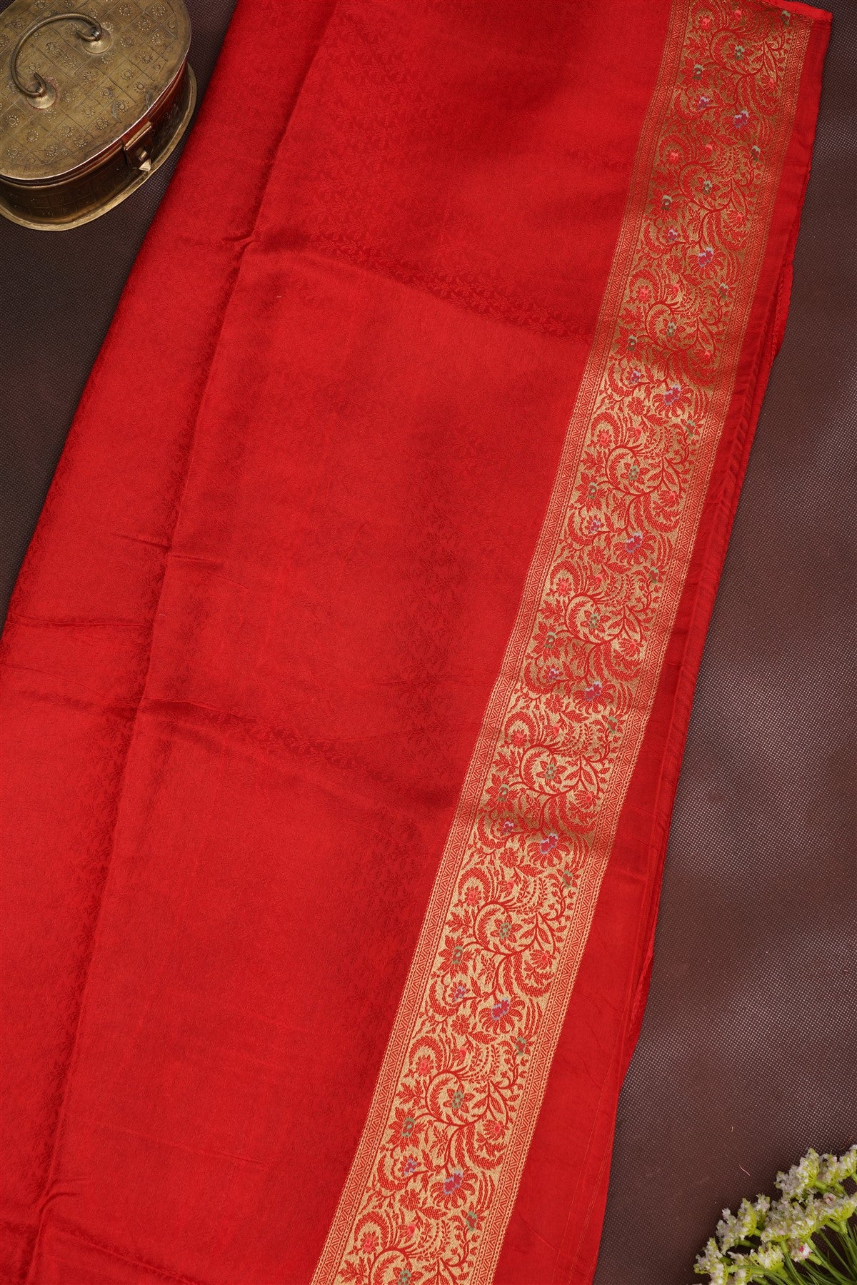 Banarasi Mashru Dark Blue Saree