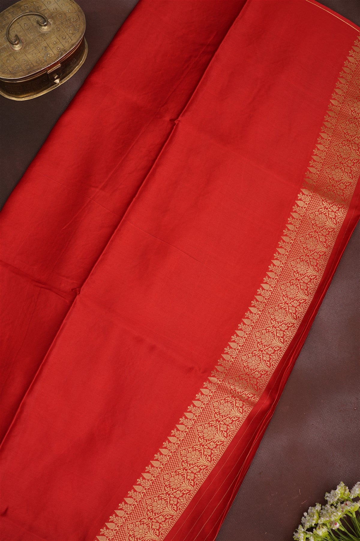 Banarasi Mashru Dark Blue Saree