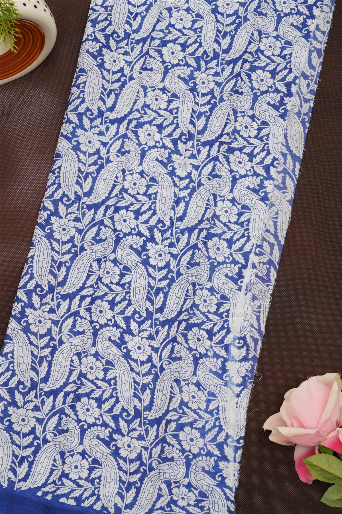Fancy Cotton White Saree