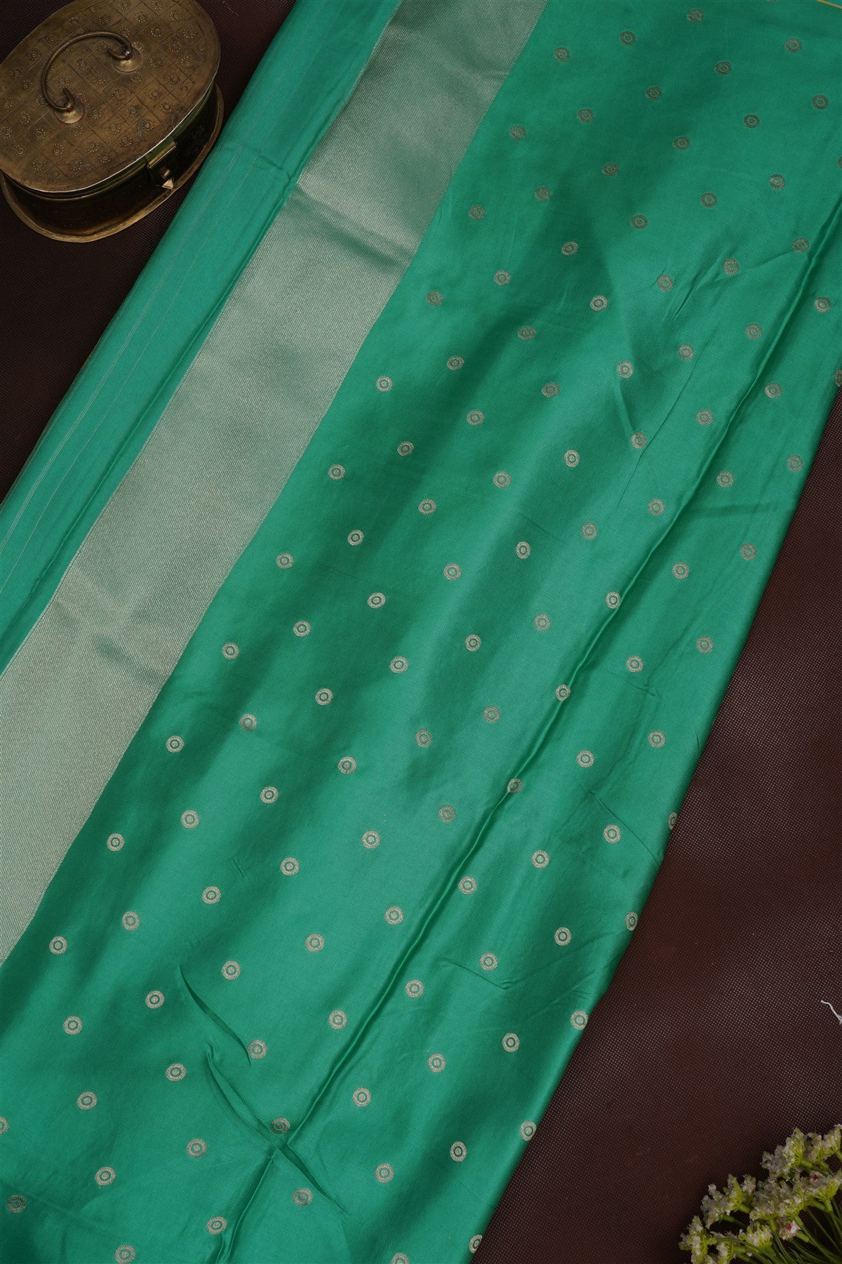 Banarasi Silk Sea Green Saree