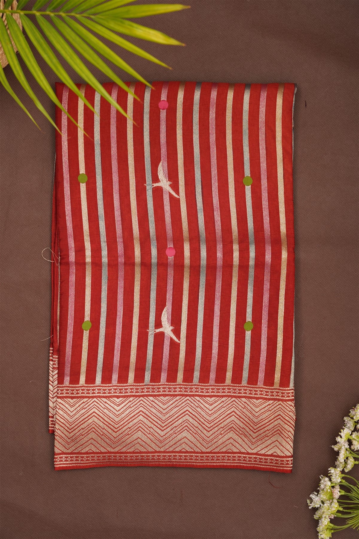 Banarasi Silk Dark Maroon Saree