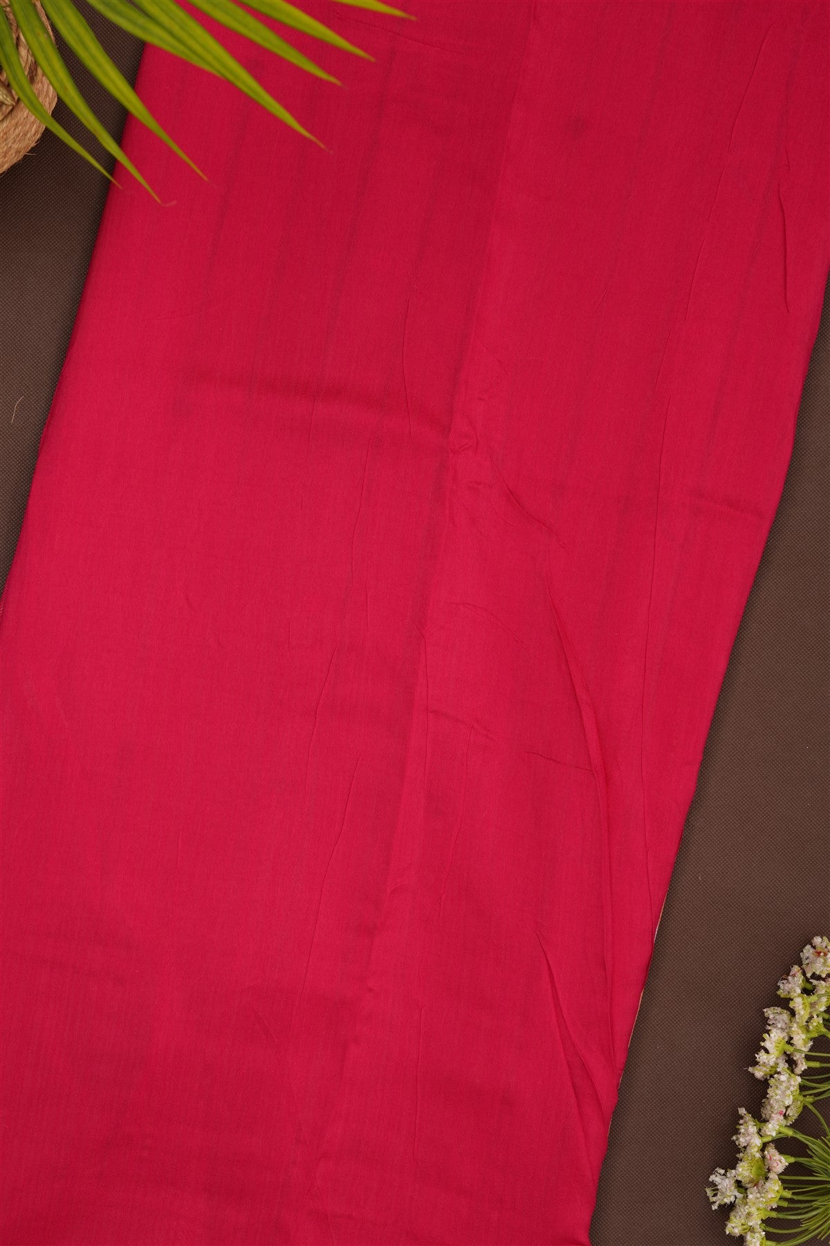Banarasi Silk Dark Pink Saree