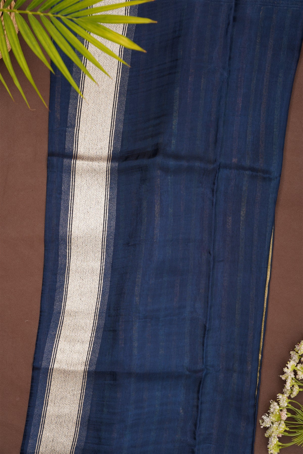 Banarasi Silk Navy Blue Saree