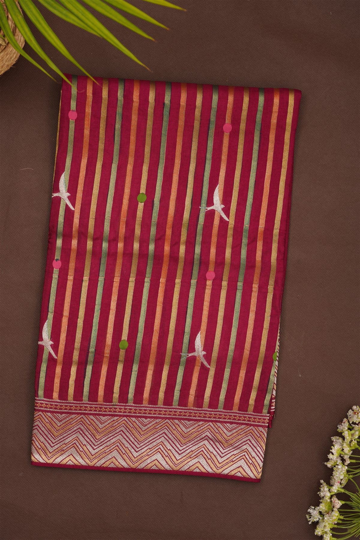 Banarasi Silk Purple Saree