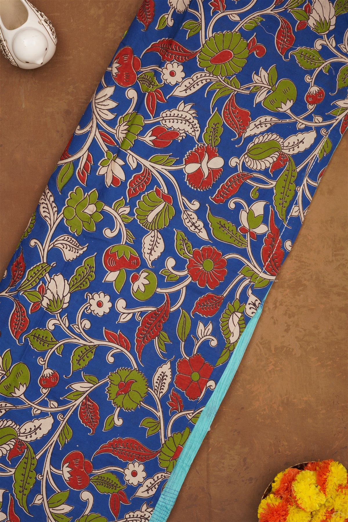 Handloom Cotton Sea Green Saree