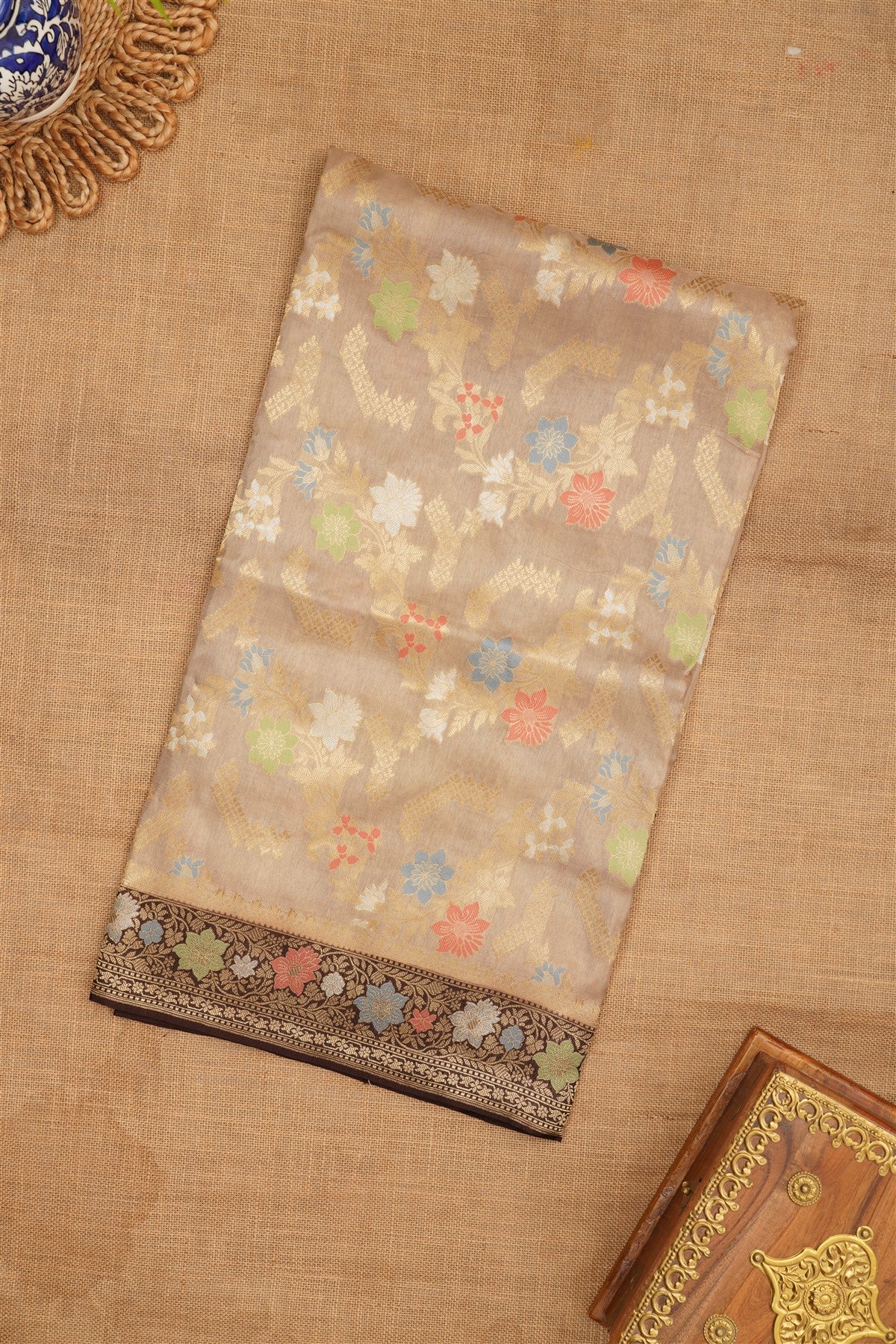 Banarasi Silk Beige Saree