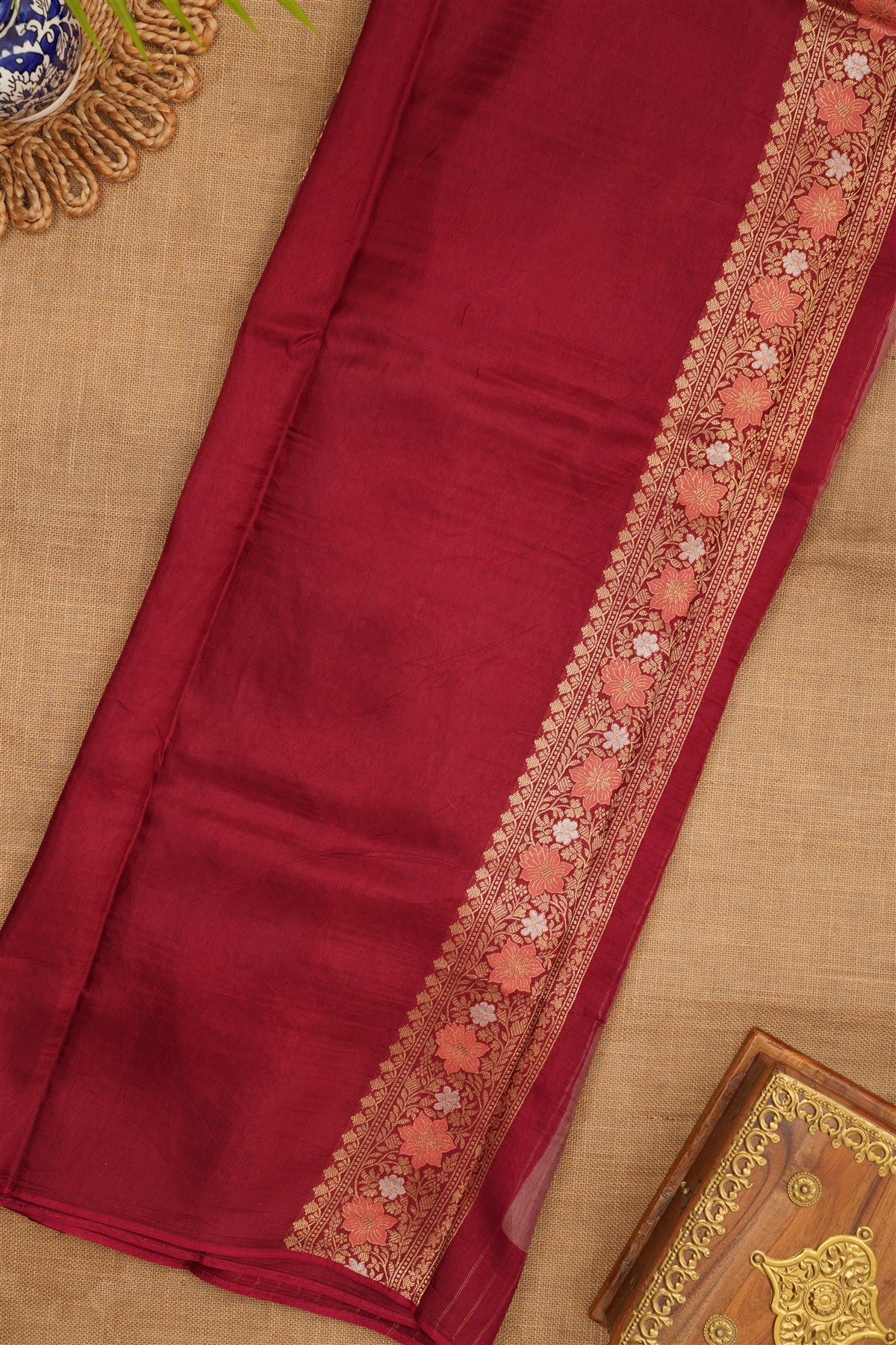 Banarasi Silk Light Purple Saree