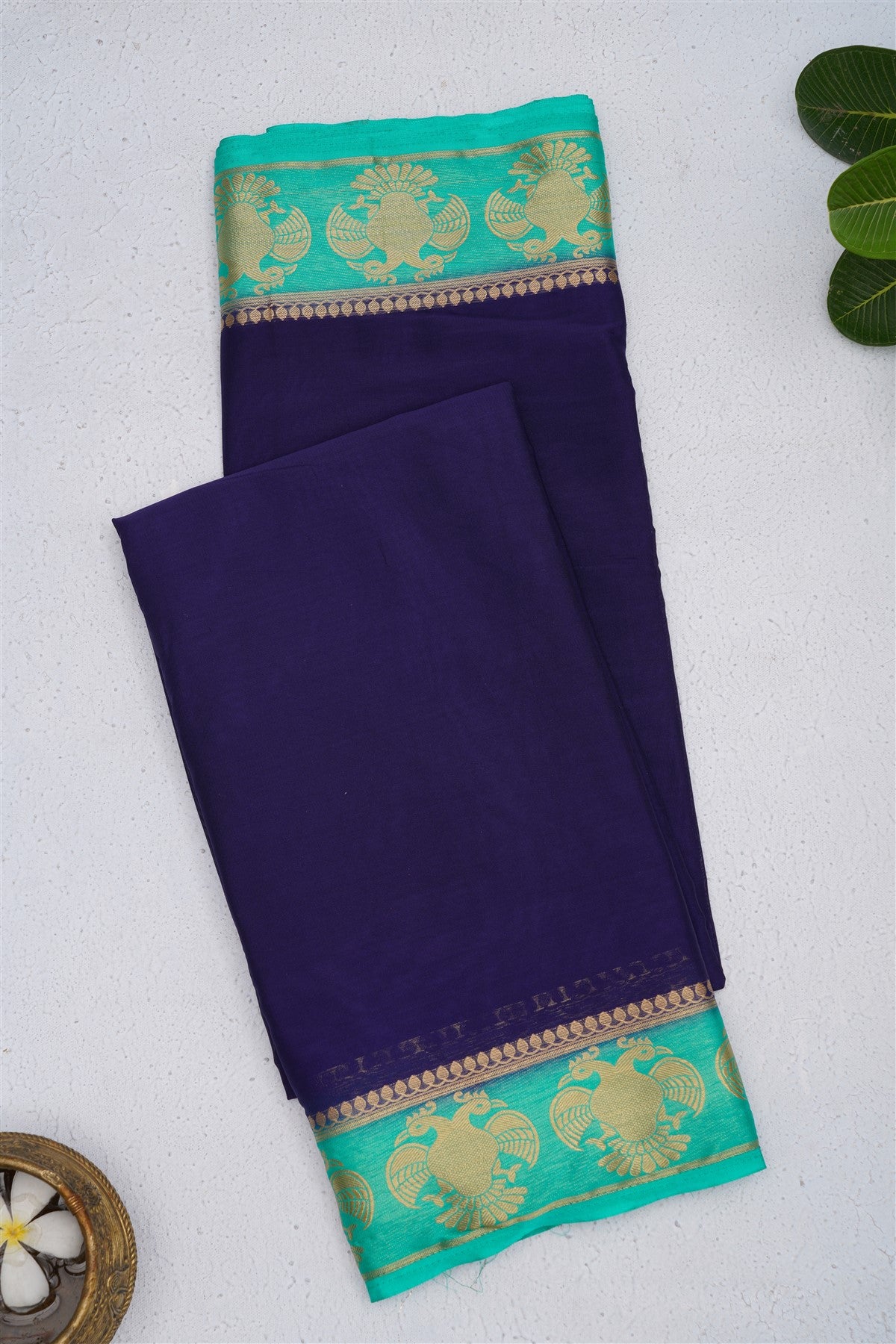 Banarasi Silk Navy Blue Saree