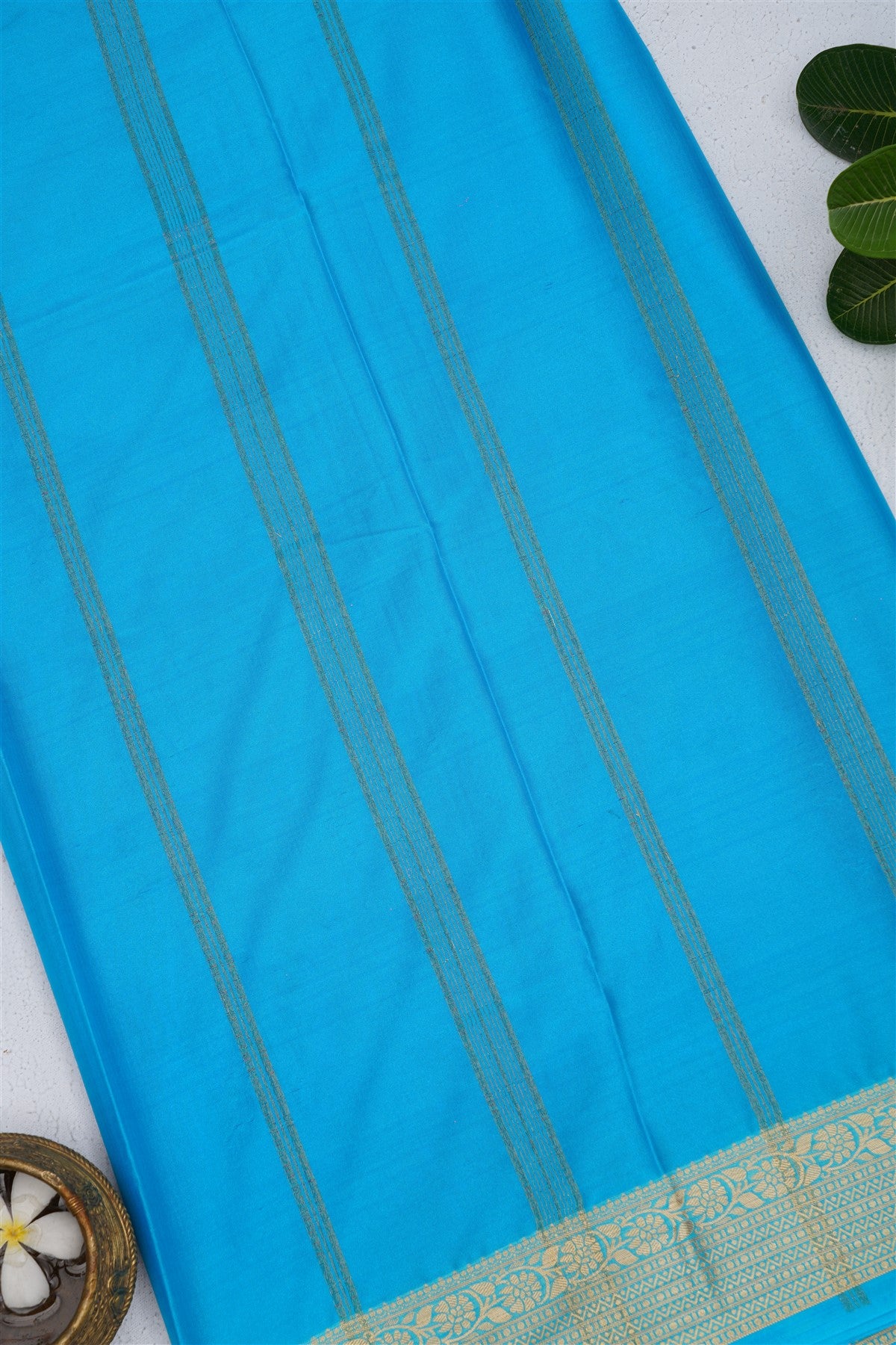 Banarasi Silk Royal Blue Saree