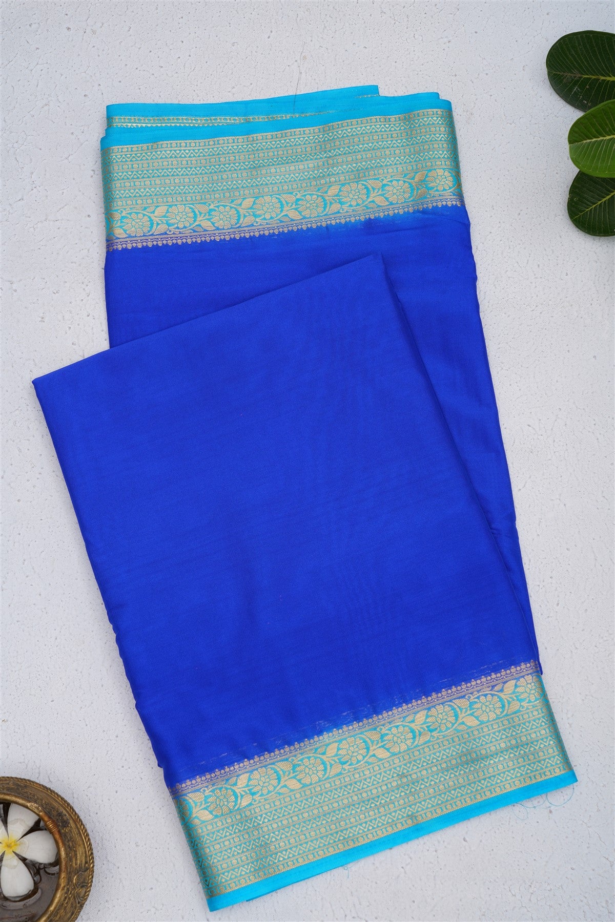 Banarasi Silk Royal Blue Saree