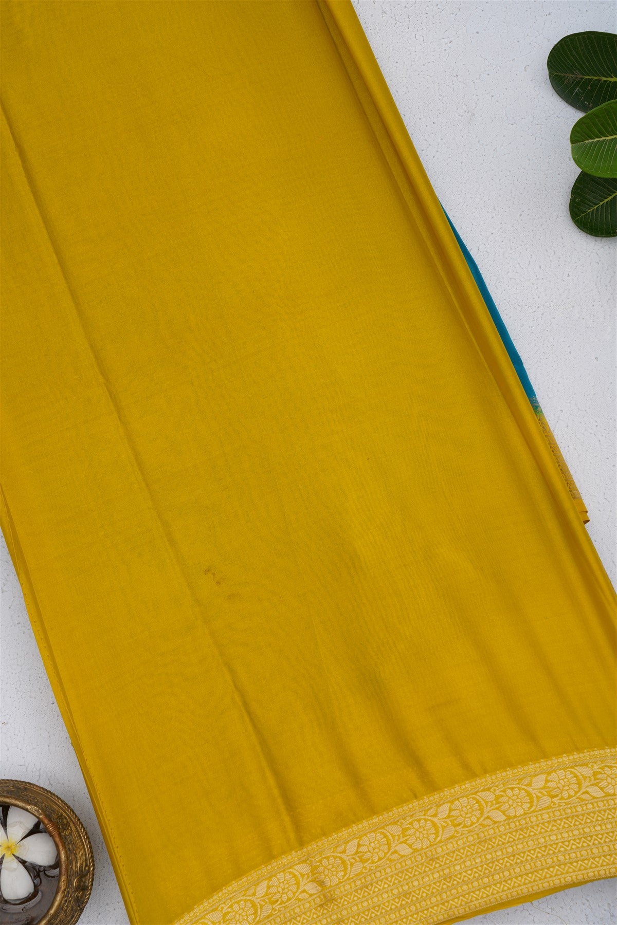 Banarasi Silk Teal Saree