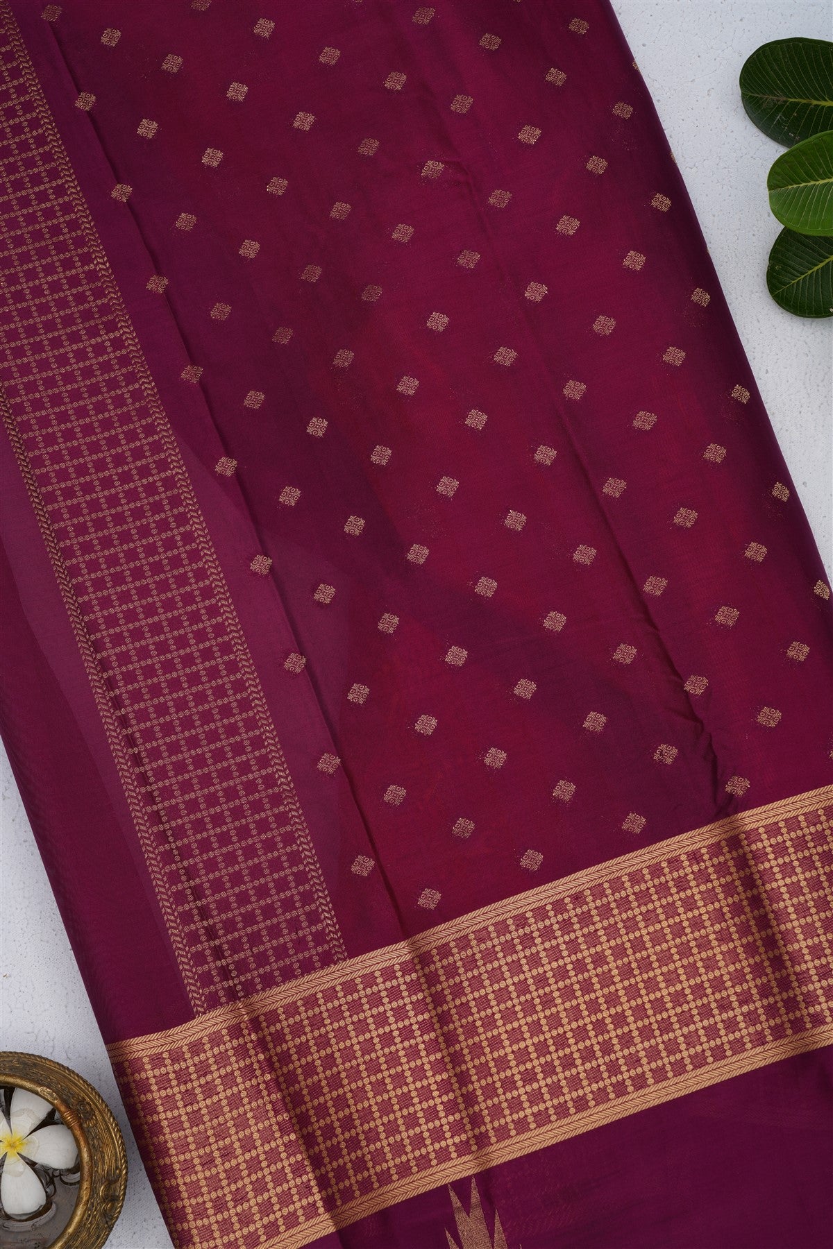 Fancy Crepe Silk Orange Saree