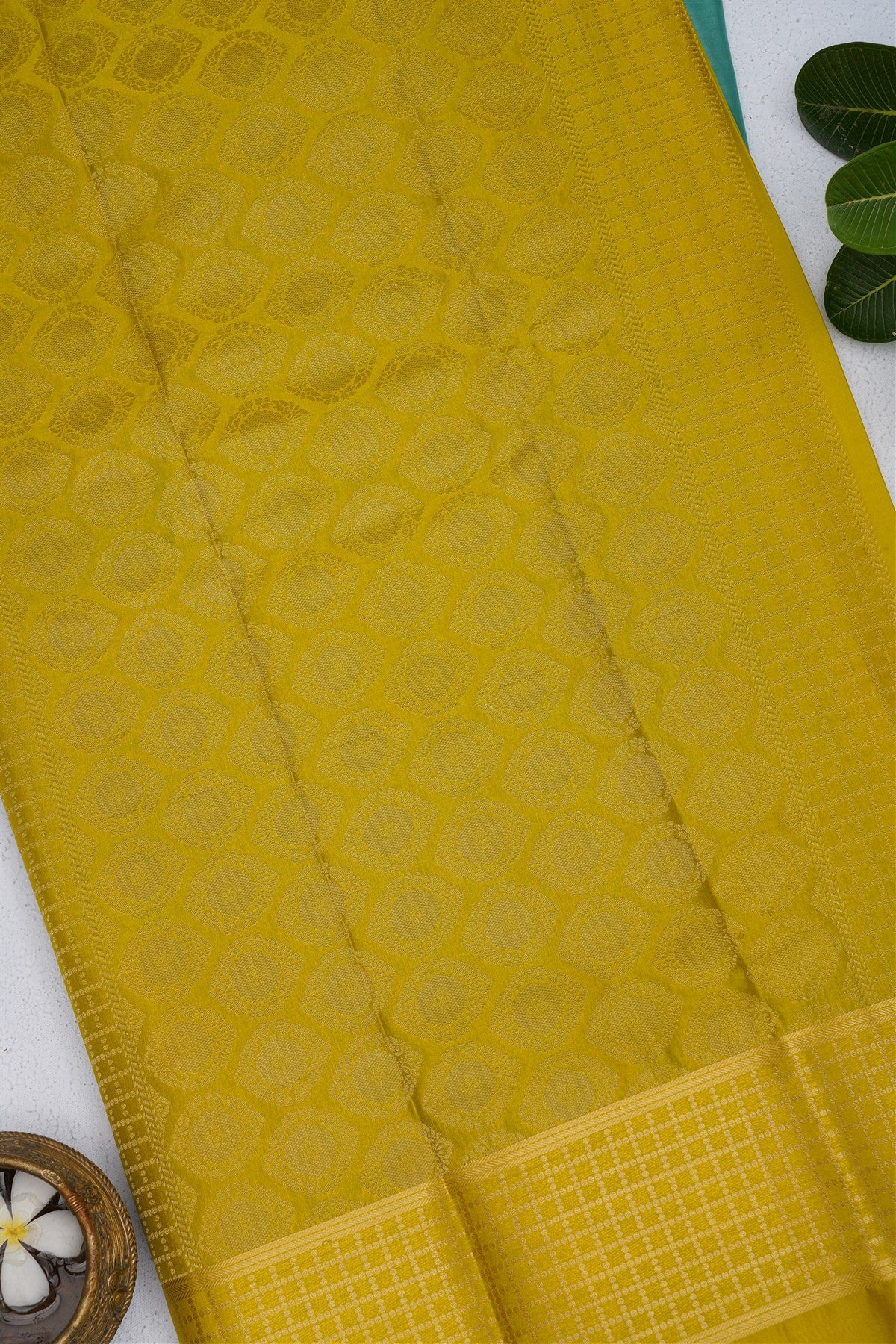 Fancy Crepe Silk Sea Green Saree