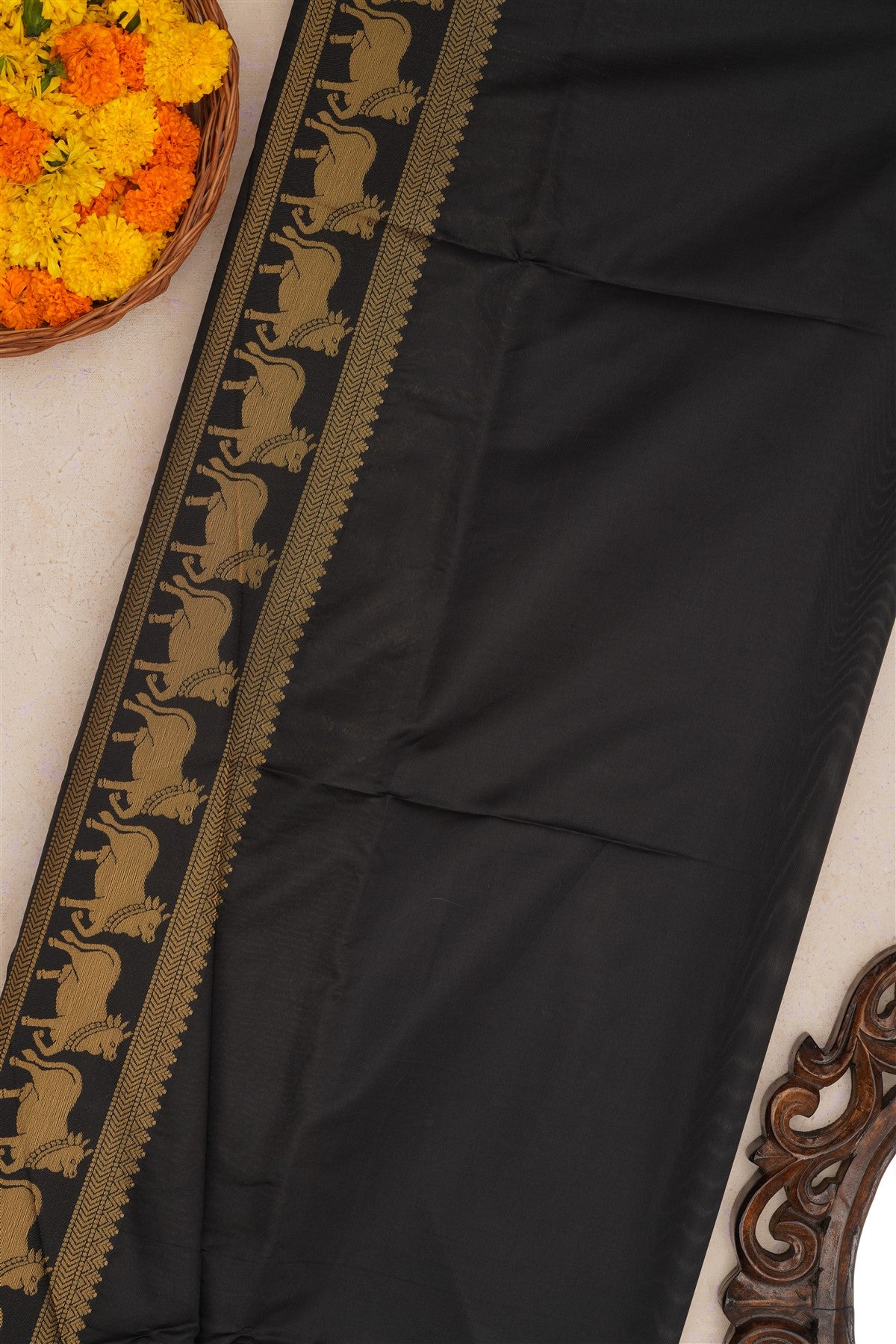 Fancy Silk Brown Saree