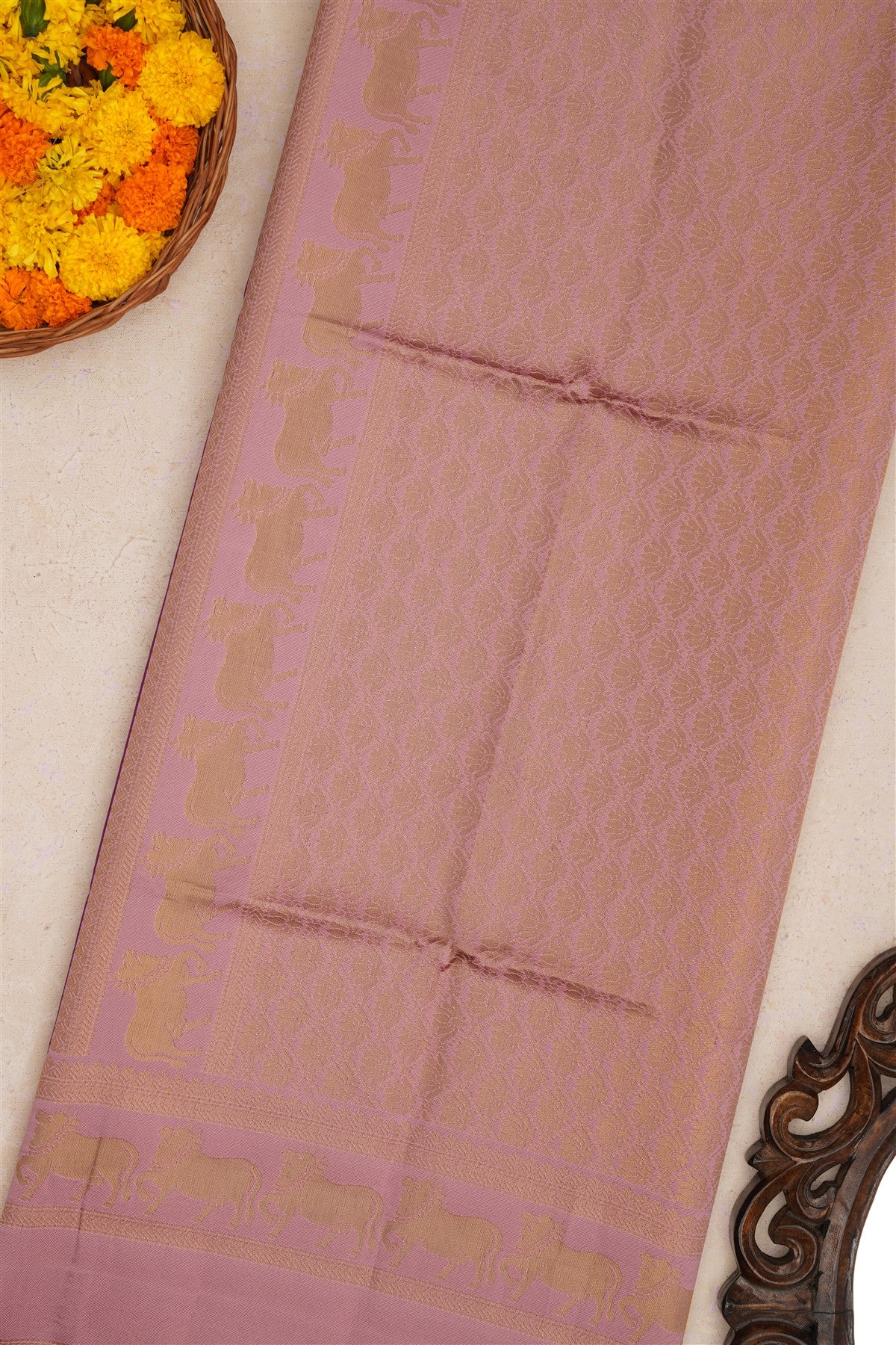 Fancy Silk Purple Saree