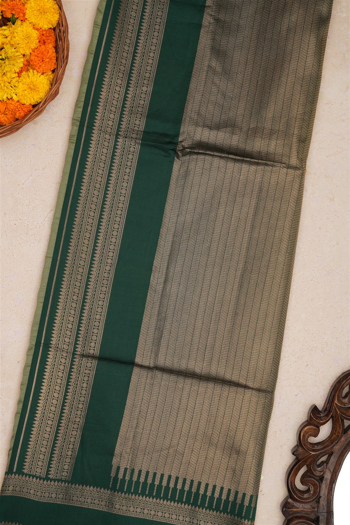 Fancy Silk Light Sea Green Saree