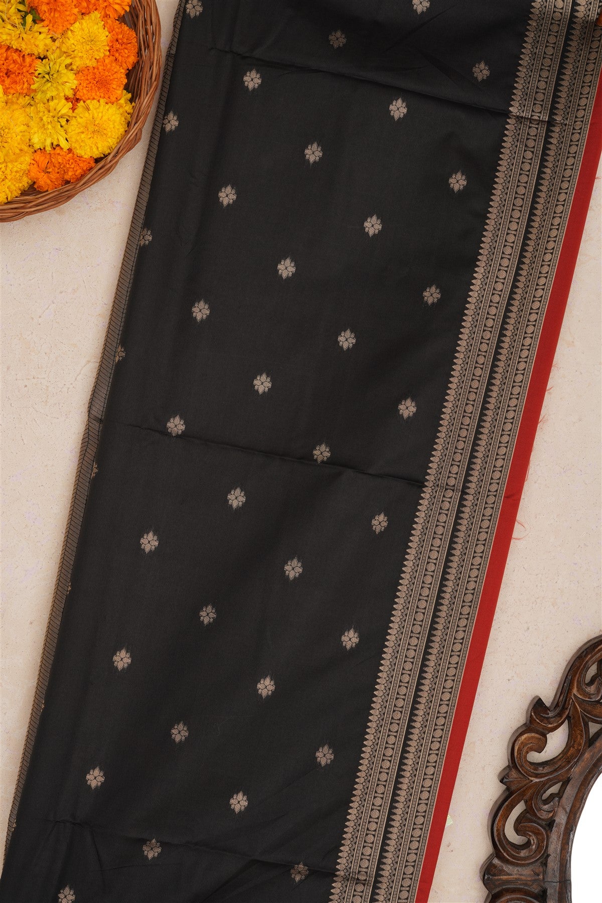 Fancy Silk Maroon Saree
