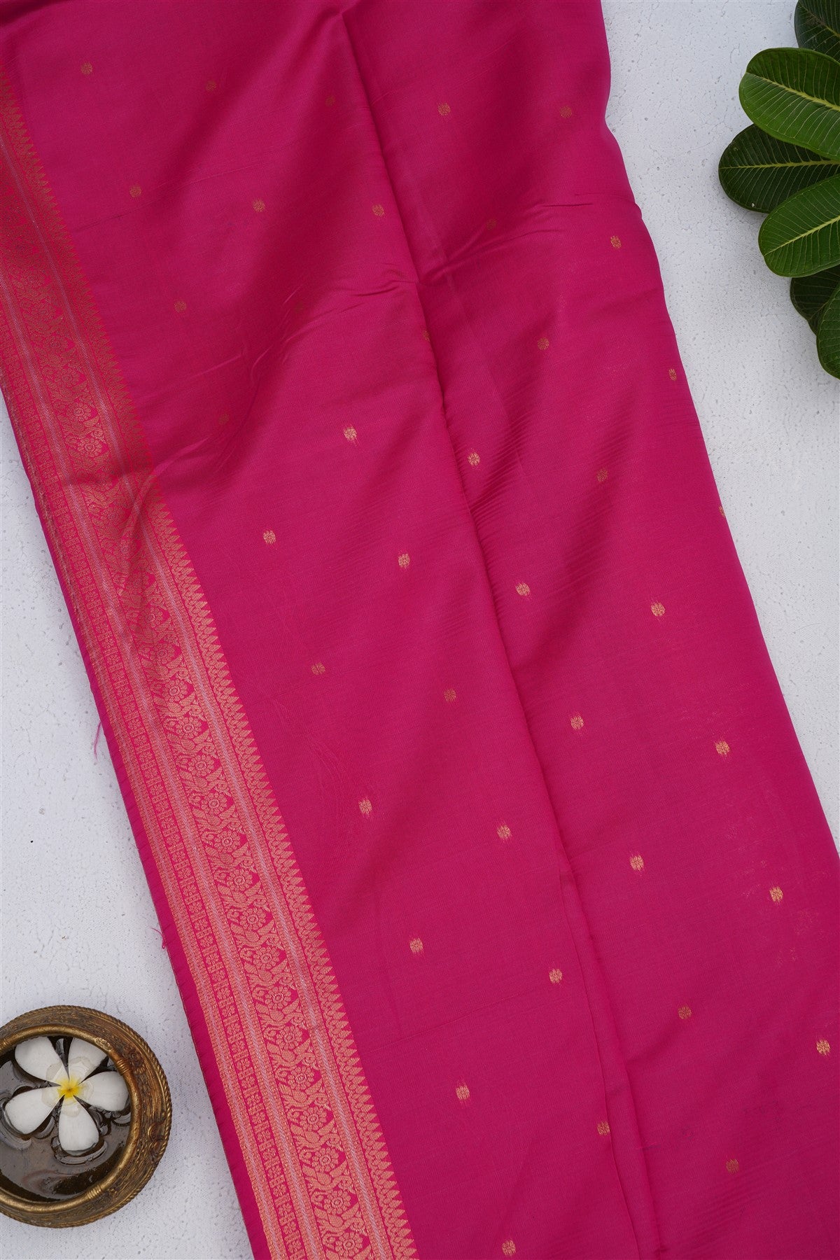Banarasi Silk Blend Royal Blue Saree