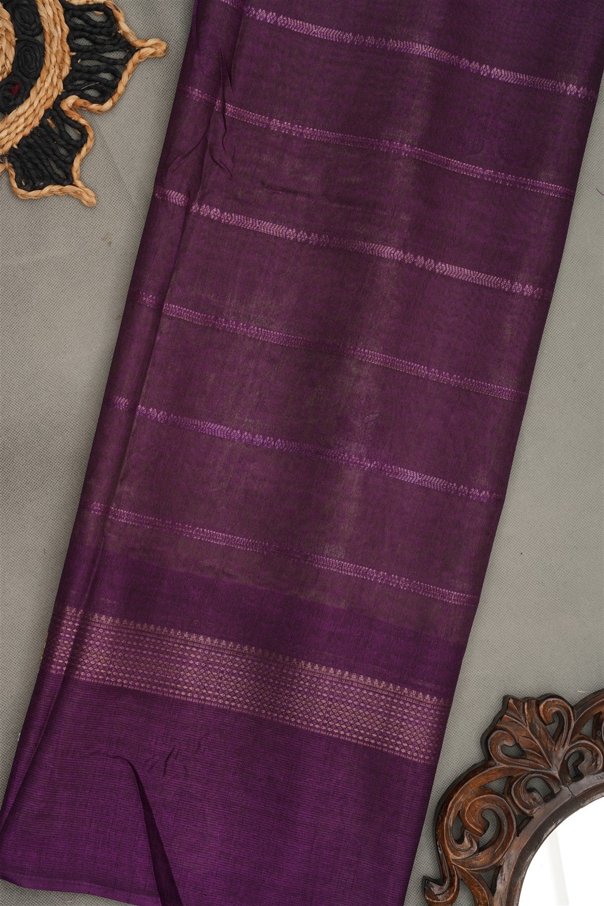 Fancy Silk Blend Light Green  Saree