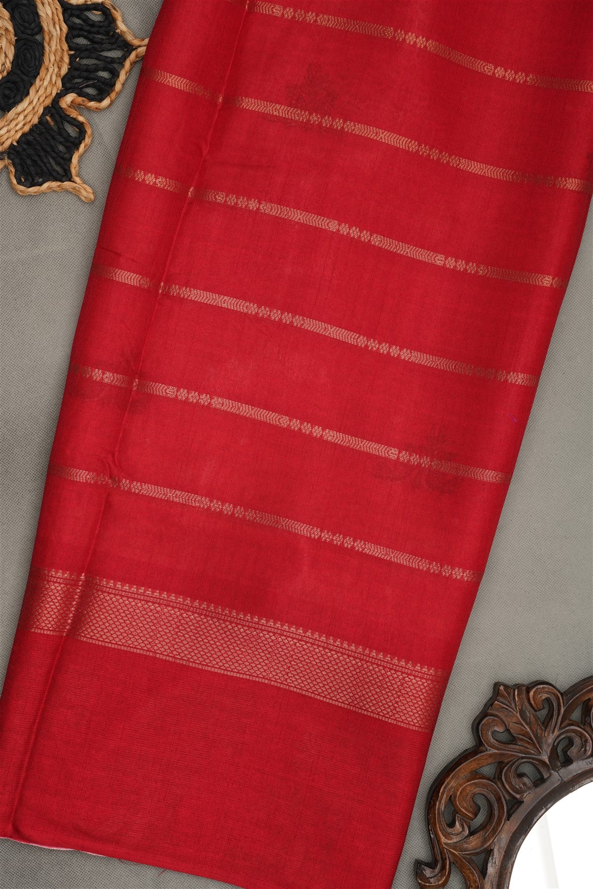 Fancy Silk Blend Peach  Saree