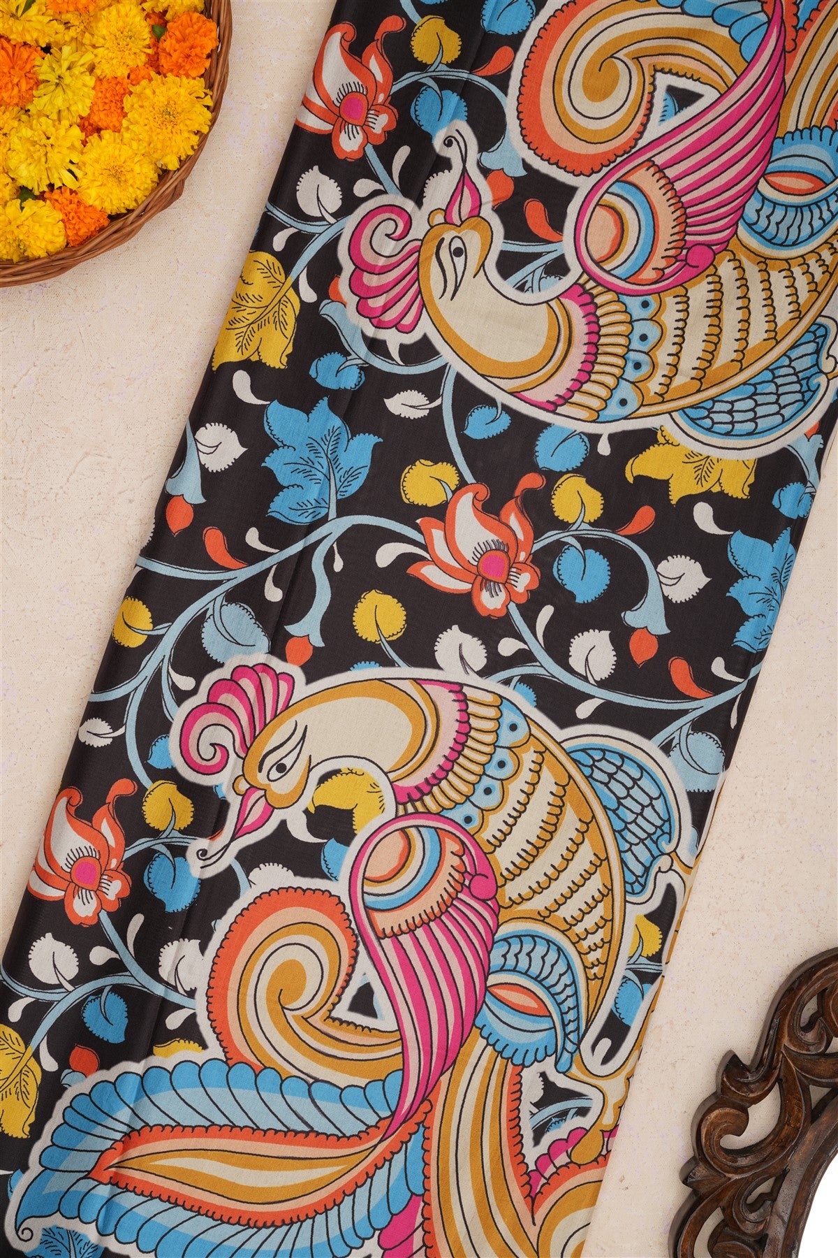 Fancy Silk Black Saree