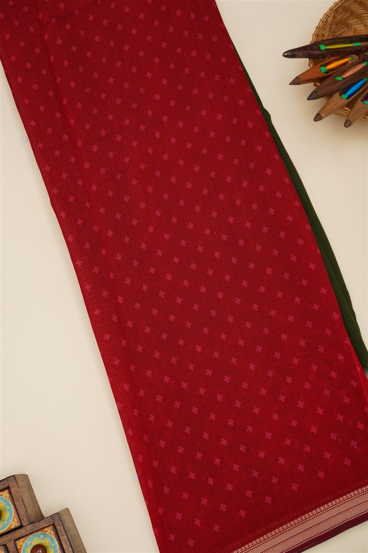 Fancy Silk Mehandi Green Saree