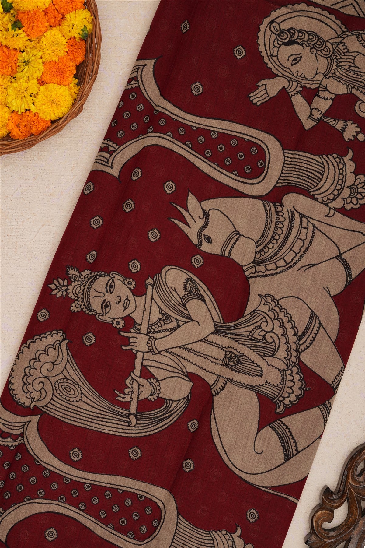 Fancy Silk Dark Mustard Saree