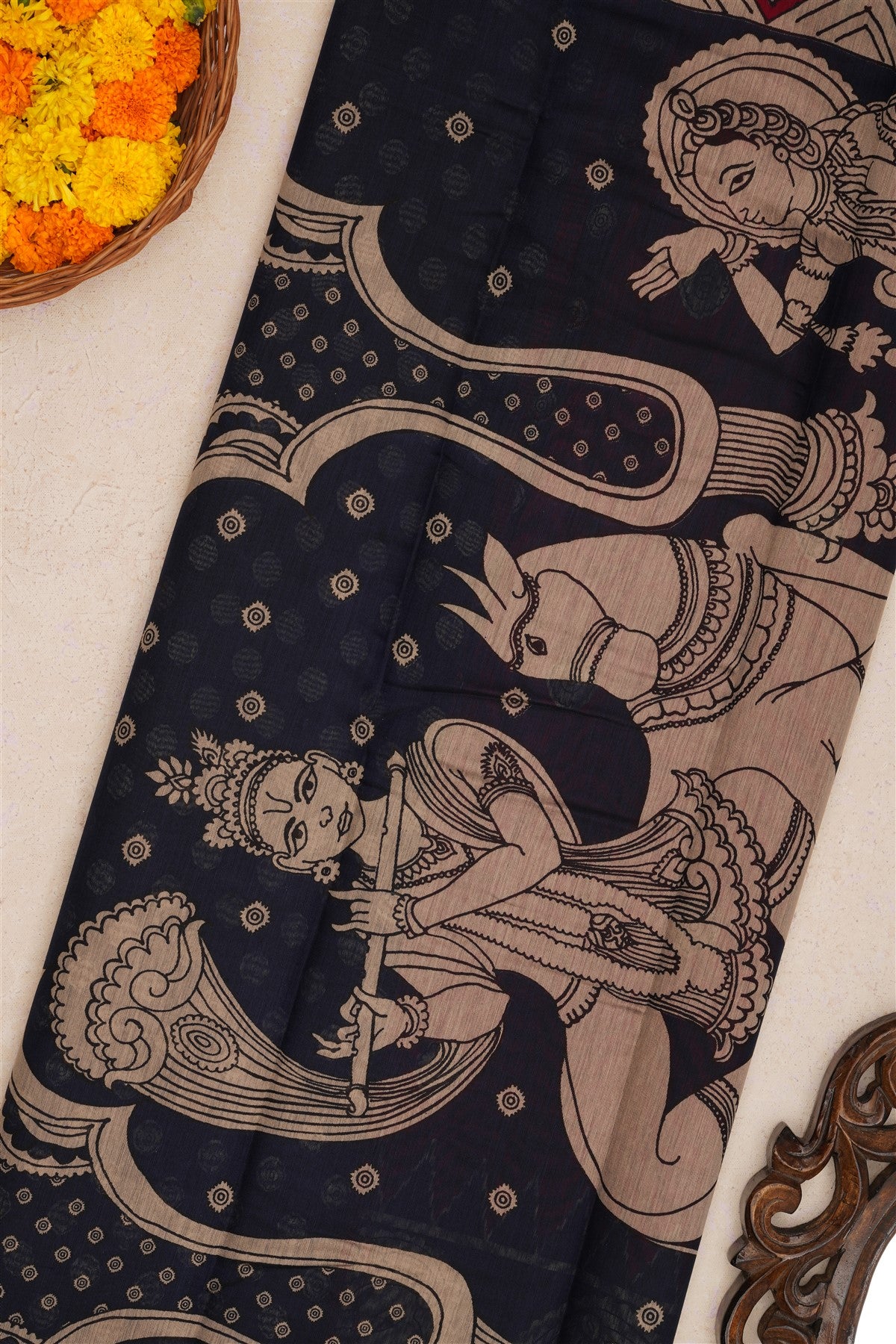 Fancy Silk Magenta Saree
