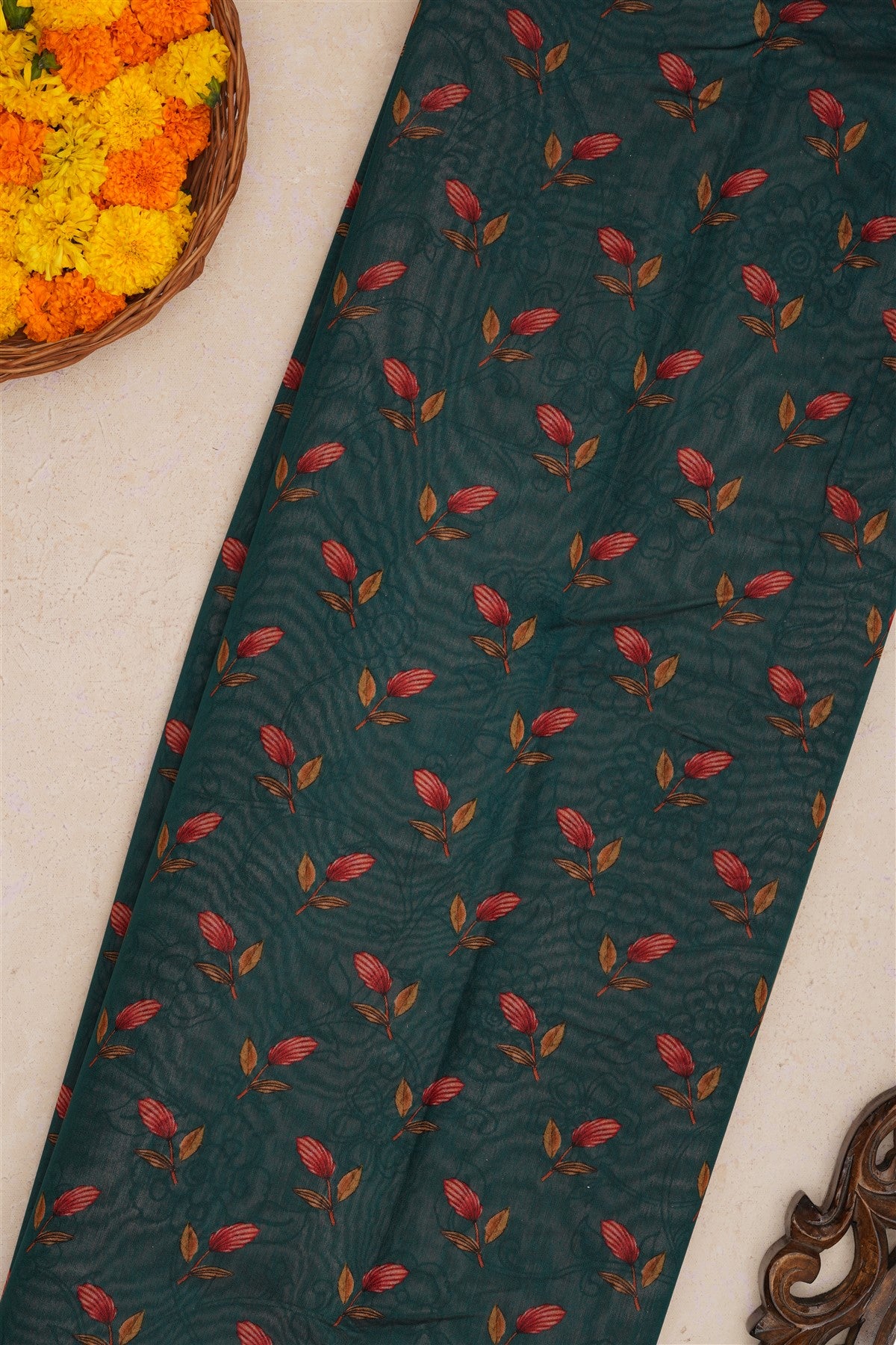 Fancy Silk Beige Saree