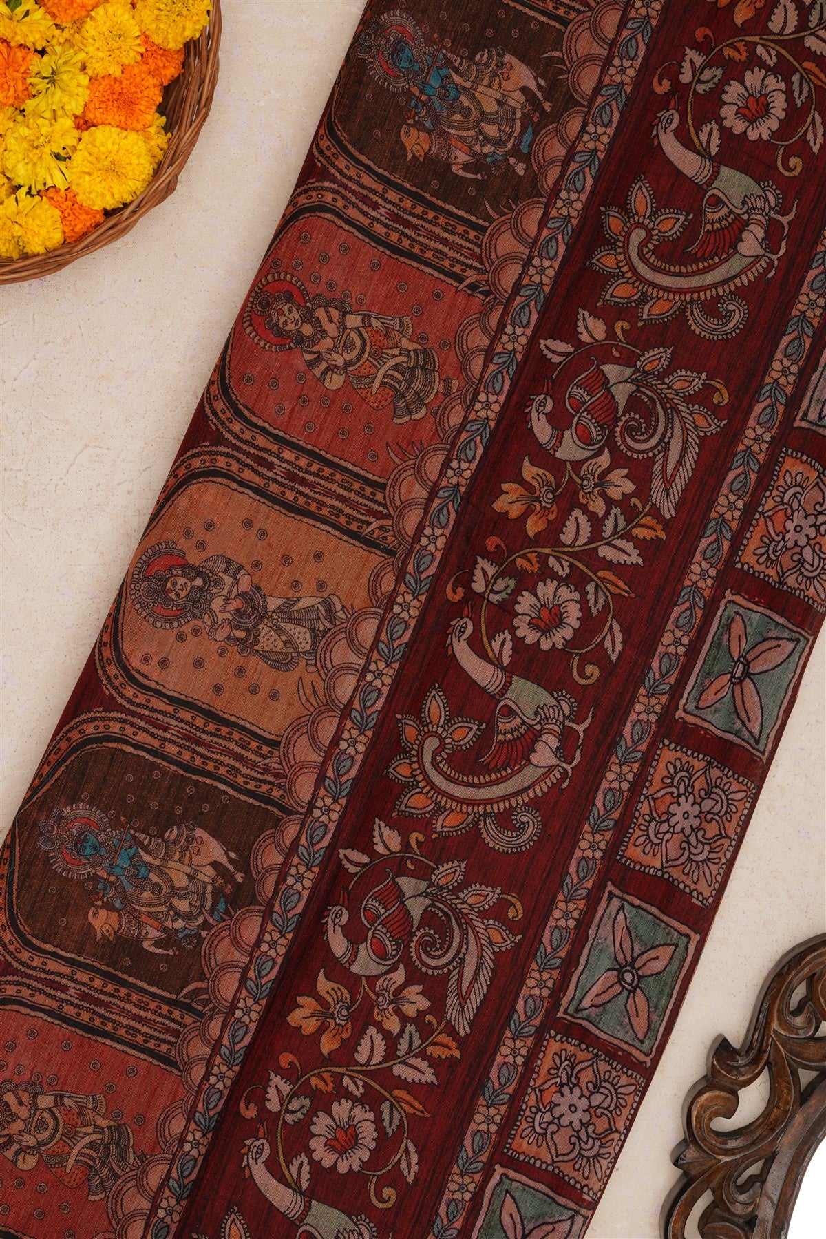 Fancy Silk Mustard Saree