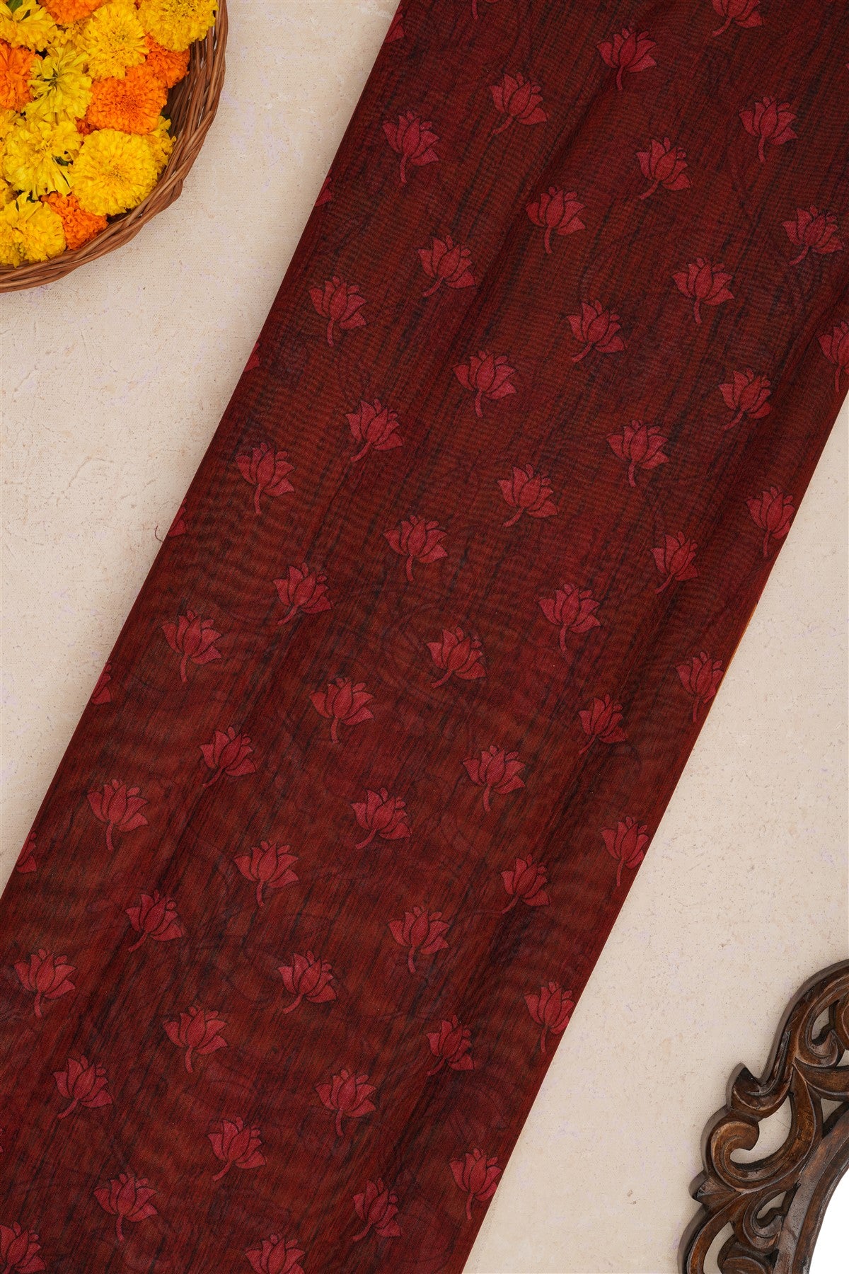 Fancy Silk Mustard Saree