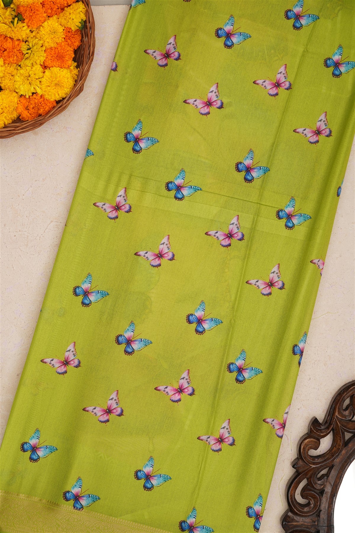 Fancy Silk Light Pink Saree