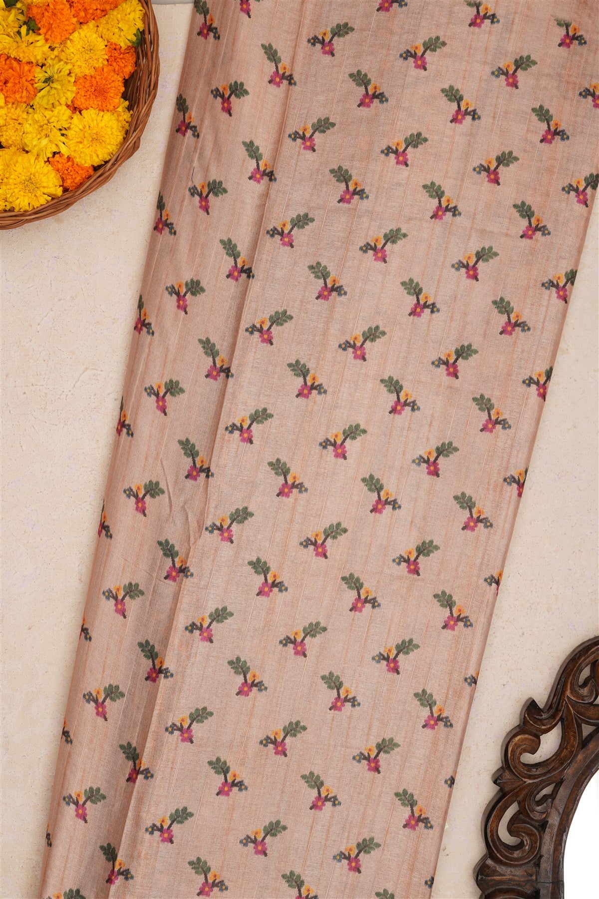 Fancy Silk Dark Slate Blue Saree