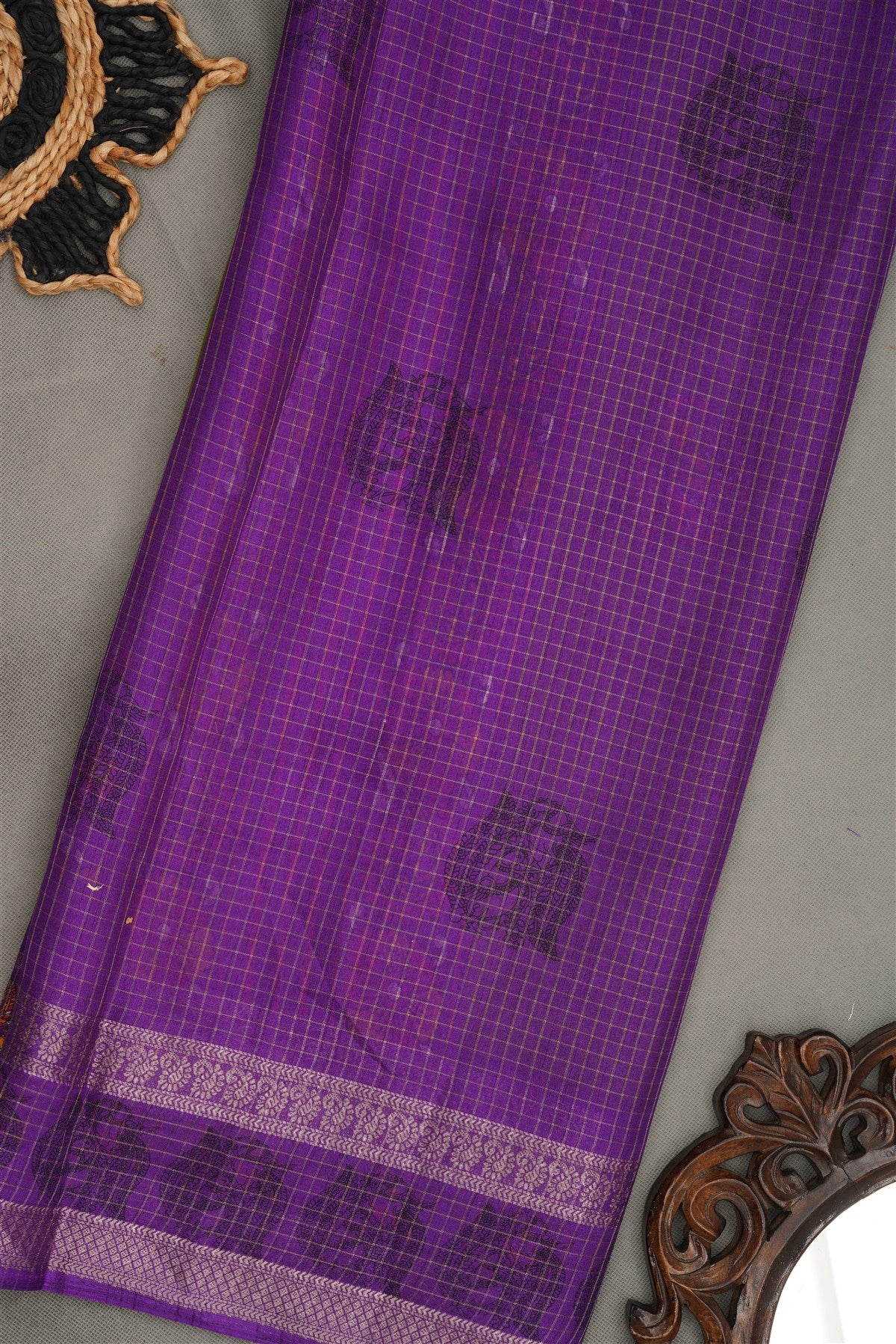 Fancy Art Silk Olive Green  Saree