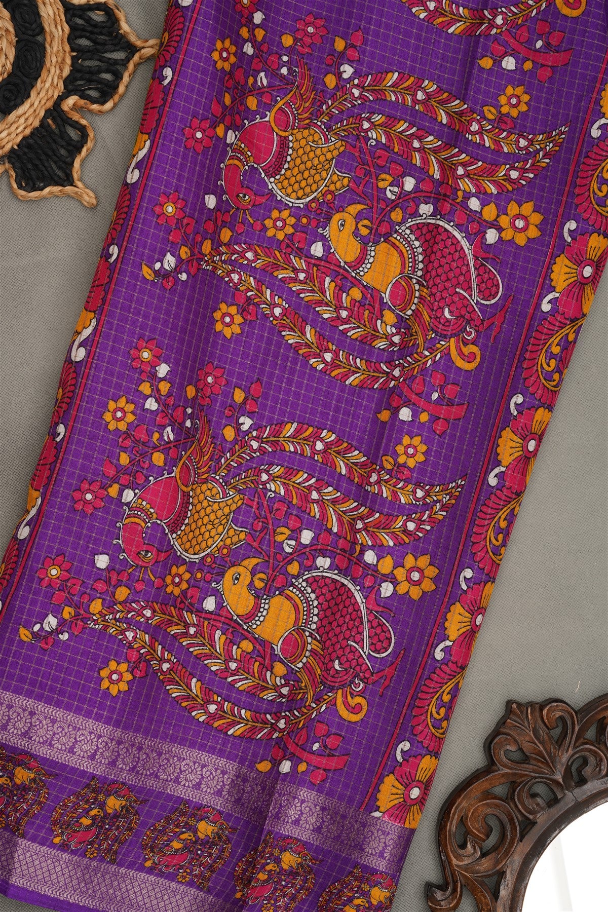 Fancy Art Silk Olive Green  Saree
