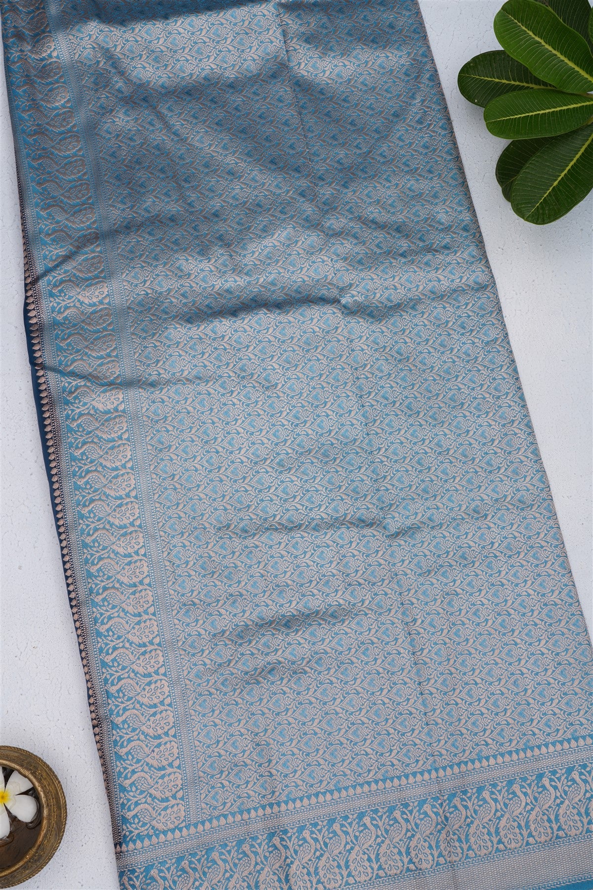 Banarasi Warm Silk Dark Blue Saree