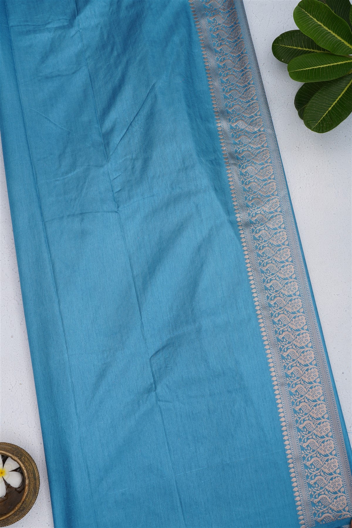 Banarasi Warm Silk Dark Blue Saree